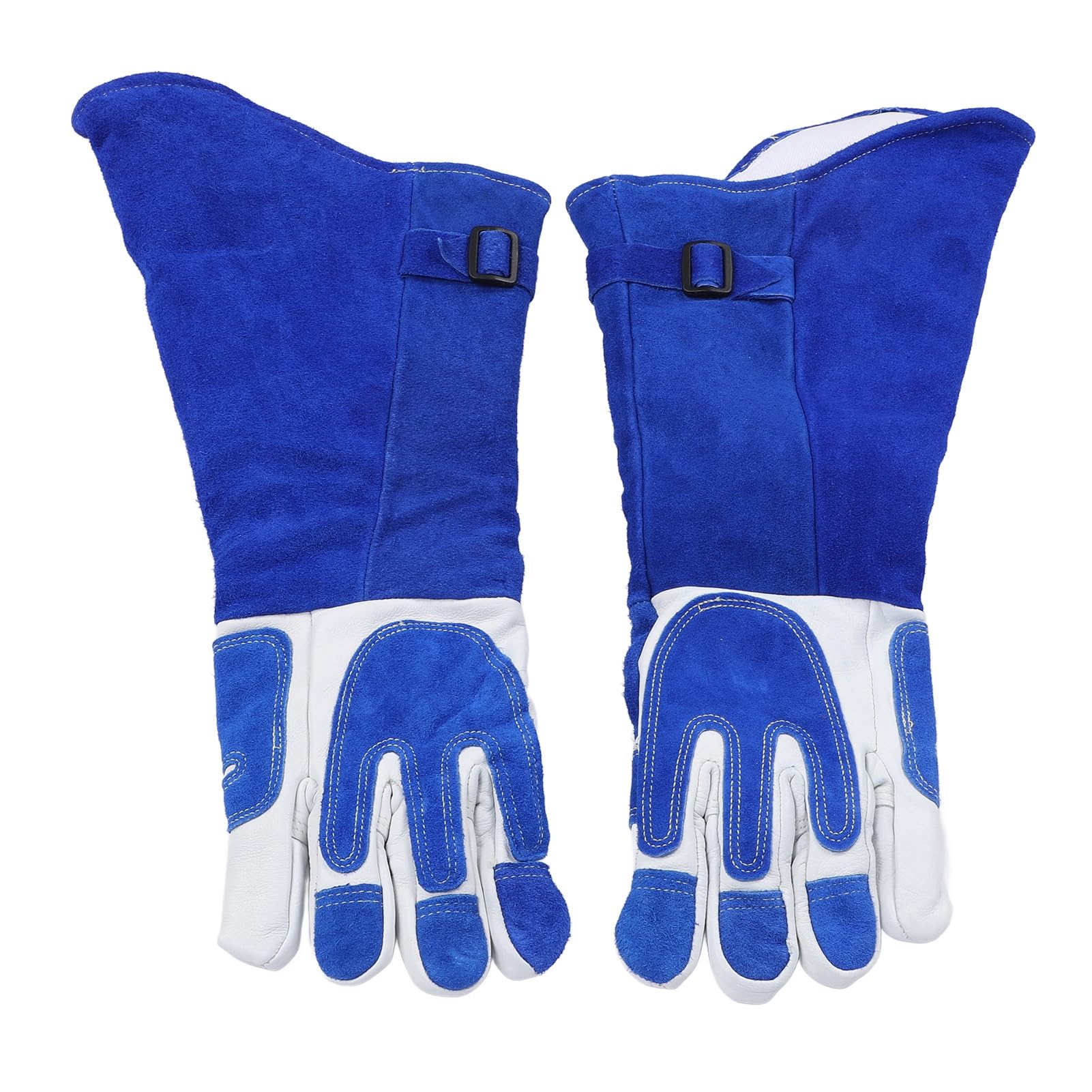Gants de Manipulation d'Animaux Épais et Allongés, Gants Protecteurs Isolés Anti - rayures et Résistants aux Morsures, pour Falconnerie, Soins Vétérinaires et Travaux
