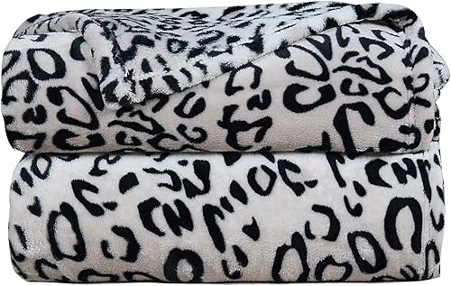 Miniatura 19 de Animal Printed Flannel Fleece Bed Blanket with Storage Pouch, Portable Luxury Fuzzy Soft Plush Lightweight Breathable Twin Bed Couch Blanket for All