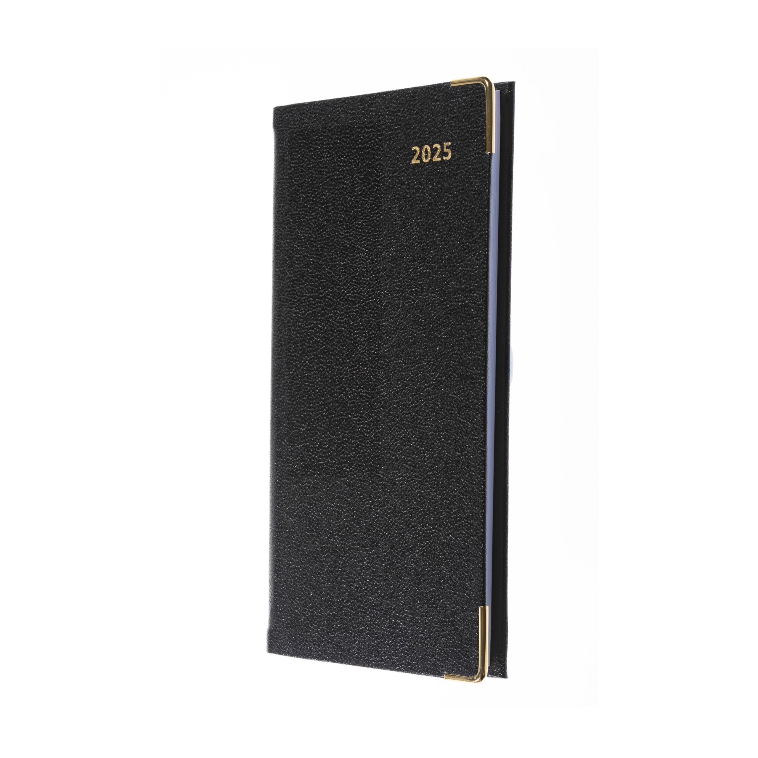 Collins Business Pockets 2025 Diary for Business - Slimchart Month to View Pocket Diary - Black - (CMB.99-25) - Professional Pocket Planner with Leathergrain Cover