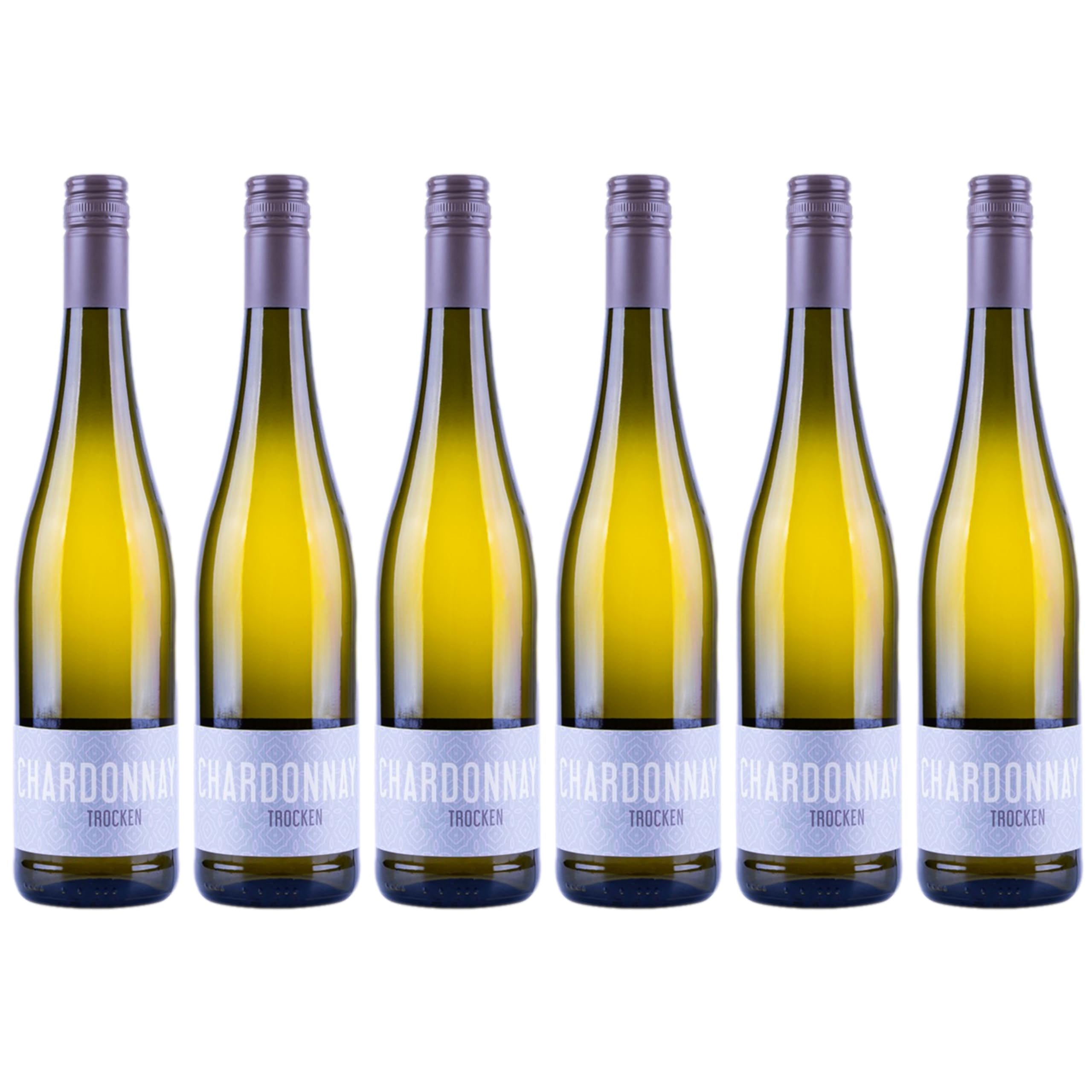 Nehrbaß - “Chardonnay 2024” - Weißwein trocken 6 x á 0,75 Liter - Qualitätswein - Vegan - Aus Deutschland (Rheinhessen) - mit Schraubverschluss