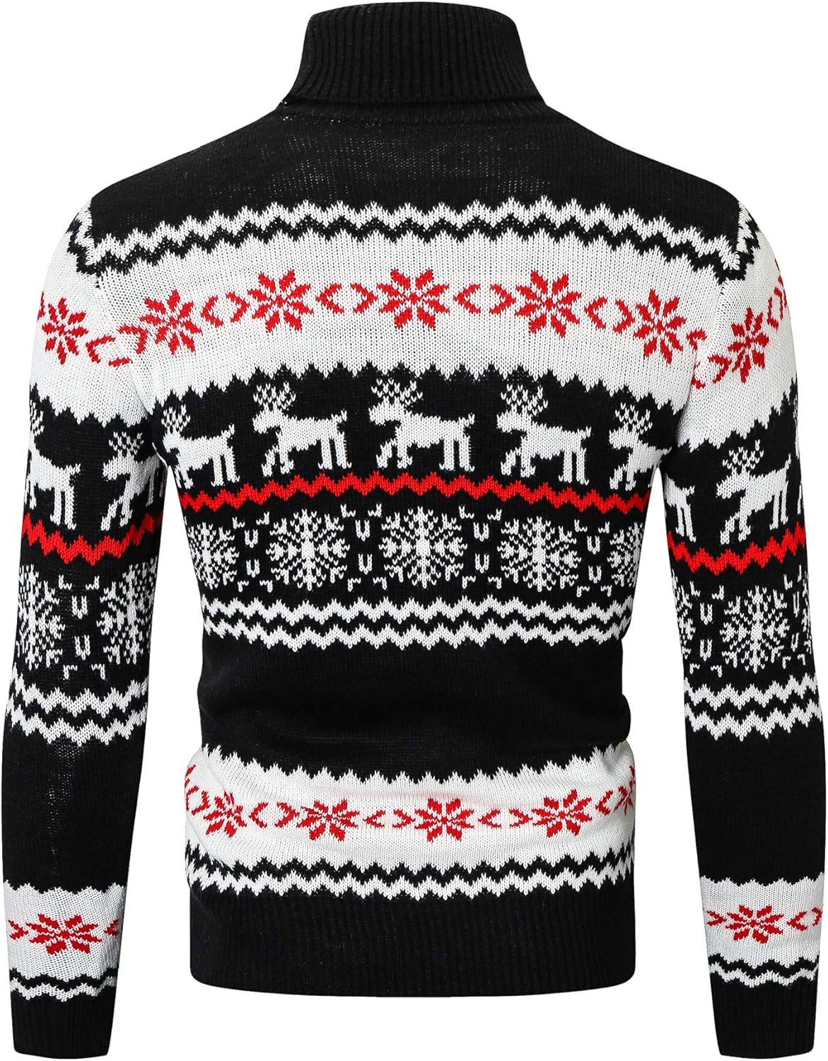QZH.DUAO Men's Ugly Christmas Slim Fit Knitted Pullover Sweater