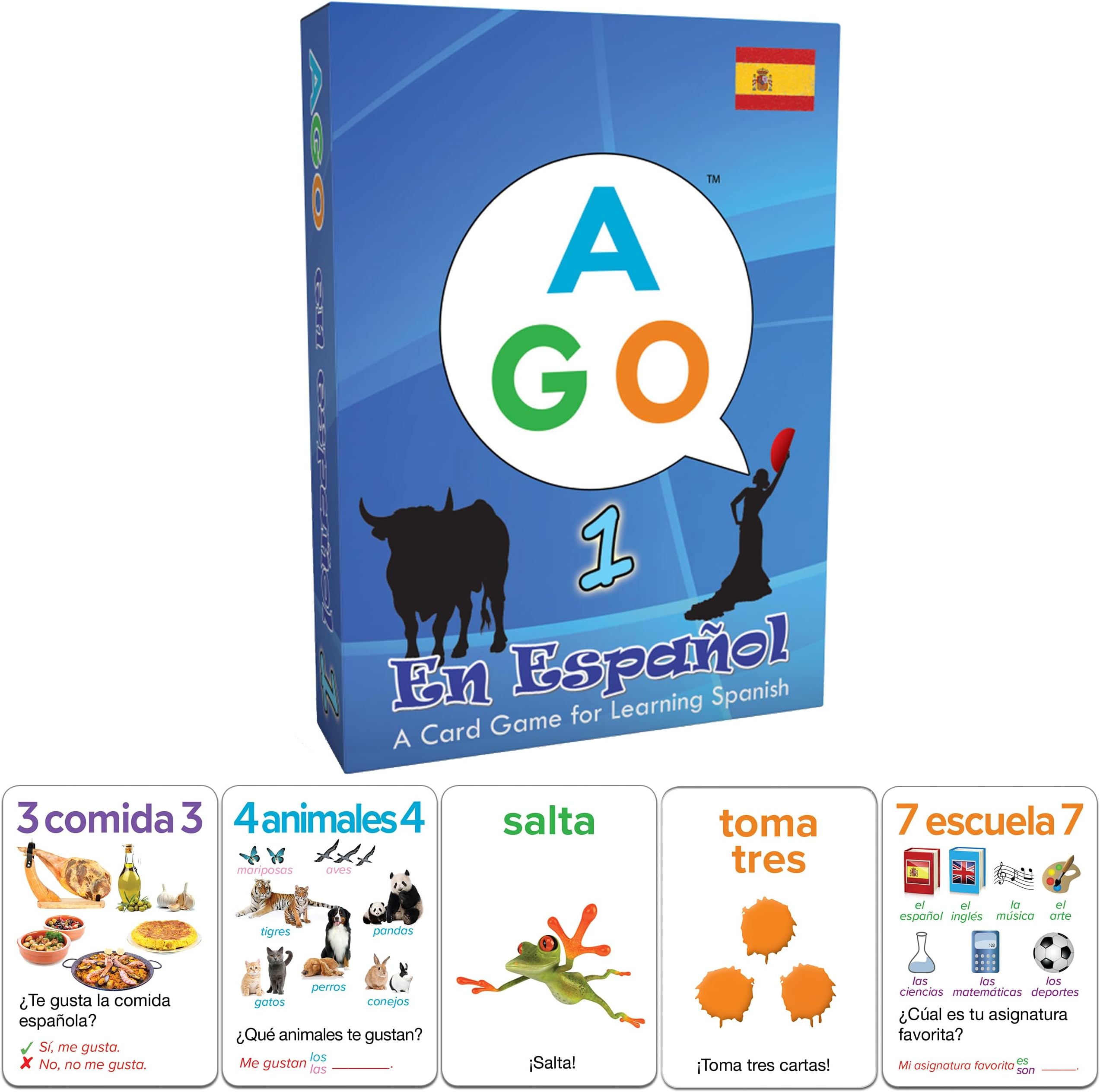 AGO En Espanol Card Game For Learning Spanish