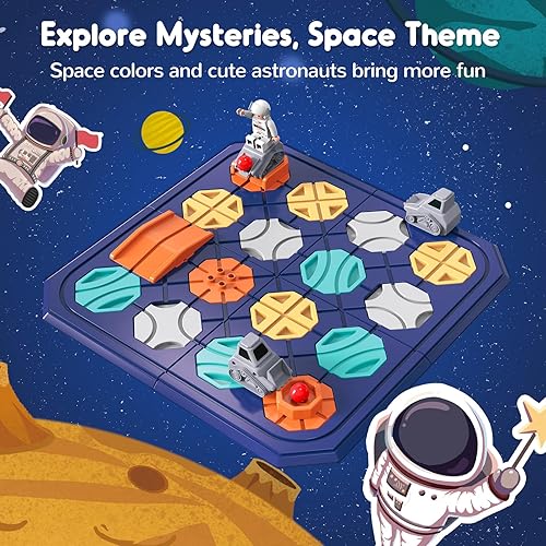 Miniatura 2 de SGILE Juego de 16 piezas de rompecabezas de construcción de carreteras para niños de 3 a 10 años, juego de rompecabezas lógico STEM para niños