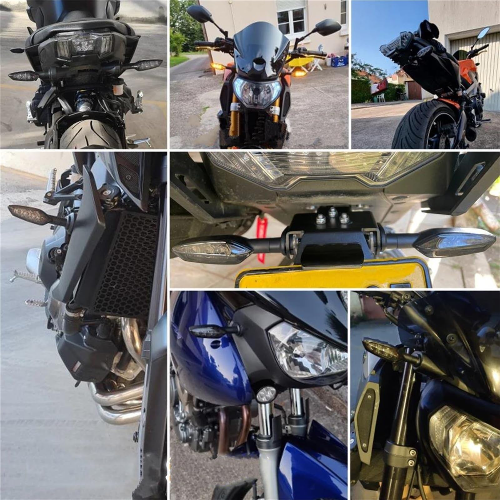 Wodoszczelne kierunkowskazy boczne do motocykla YZF R15 V2 V3 V4 R25 R3 R6 R1