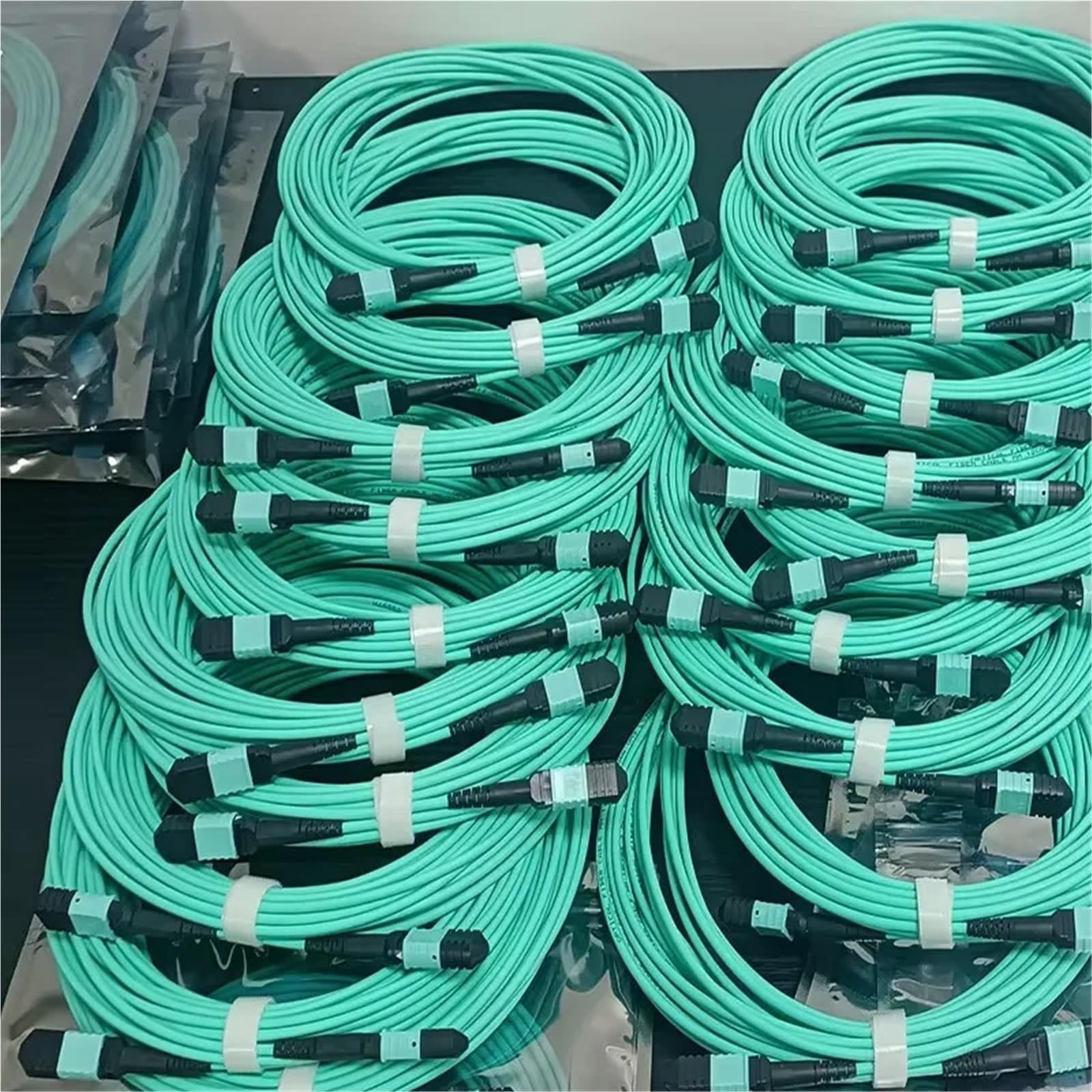 Cavo jumper femmina multimodale A/B, cavo patch MPO, 8 conduttori, 40G, 100G, 1 m, 3 M, 5 m, 7 m, 10 m(15m)