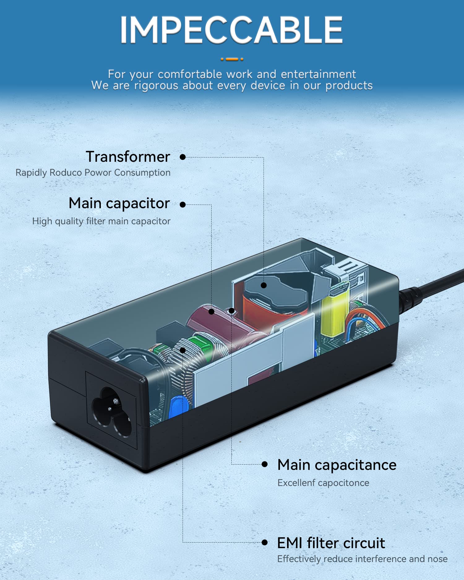 Syfrufo Adaptador De Fuente De Alimentación CA/CC De 17 V Para Bose Soundlink 1 2