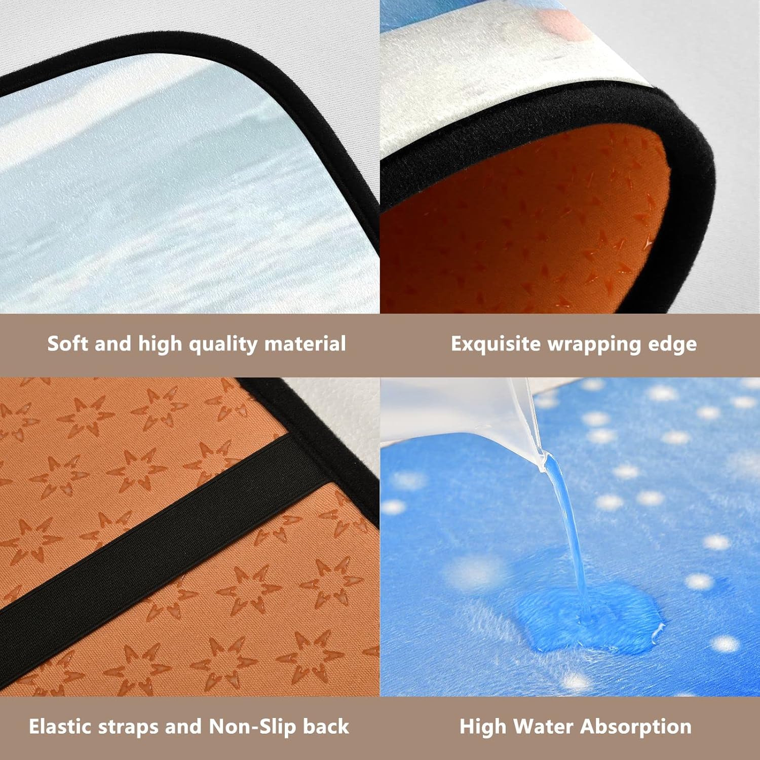 MNSRUU Custom Bathroom Sets with Shower Curtain and Rugs Customize Shower Curtain 4 Piece Set Include 12 Hooks, 1 Bath Mat, 1 Contour Mat, 1 Toilet Lid Cover, Custom