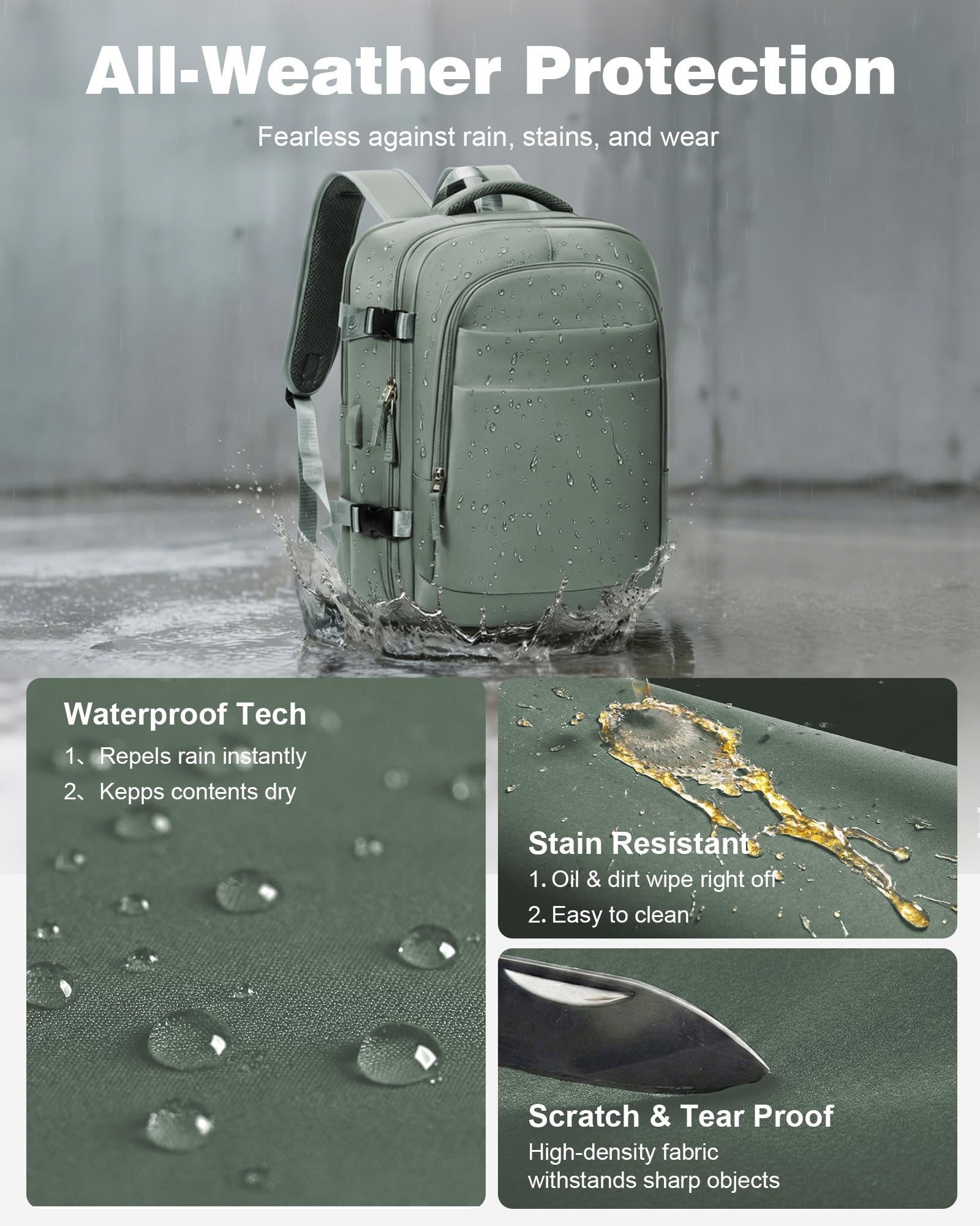 Mochila Cabina Al Vacio Con Bomba Mochilas Viaje Cabina Avion 40x20x25 40x30x20 Ryanair Mochila Equipaje De Mano Hombre Wizzair Para Portatil Mujer Travel Backpack Verde