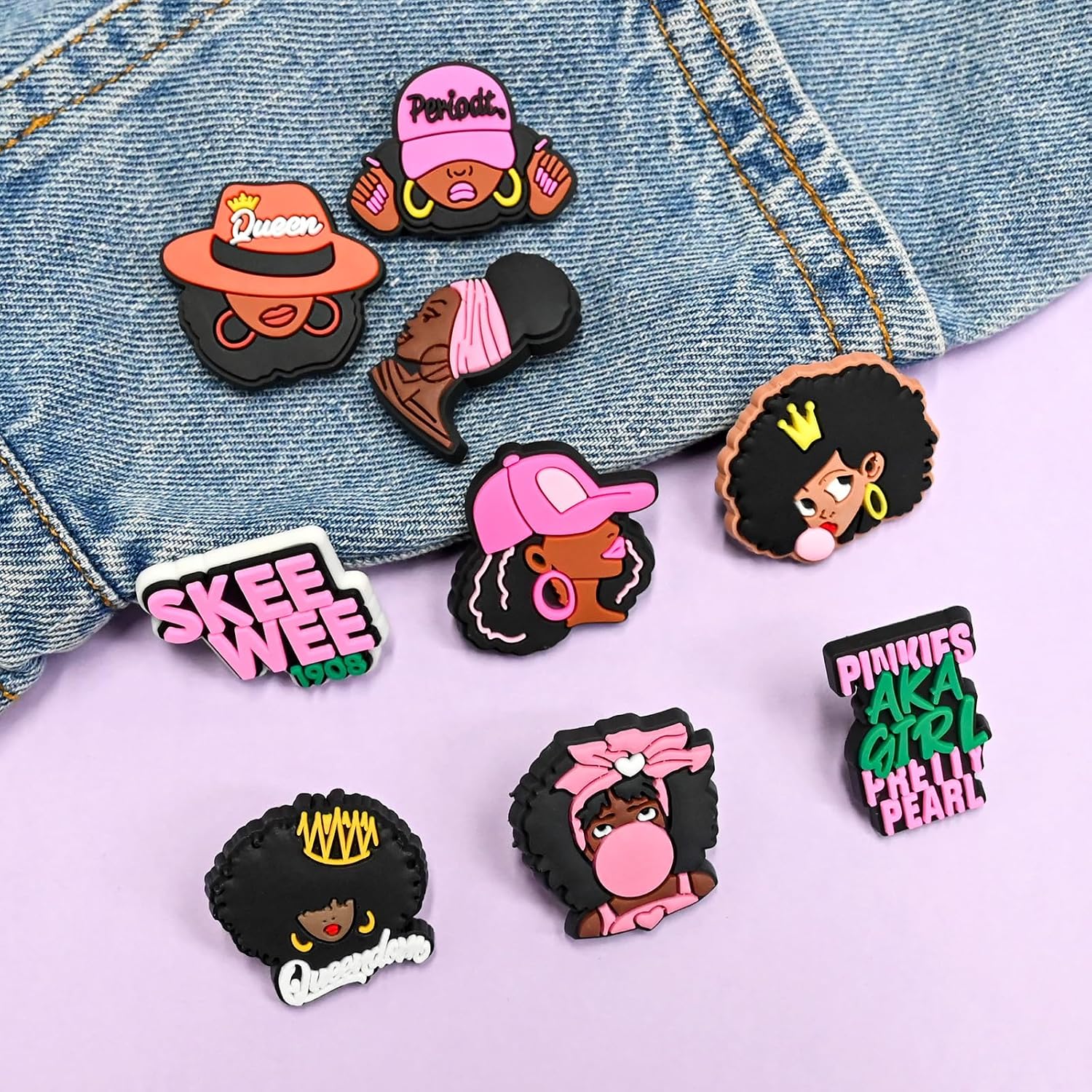 Cute Pins Bulk, Funny Lapel Badge Pins Rubber Brooch Pins for Backpacks, Hats, Bags