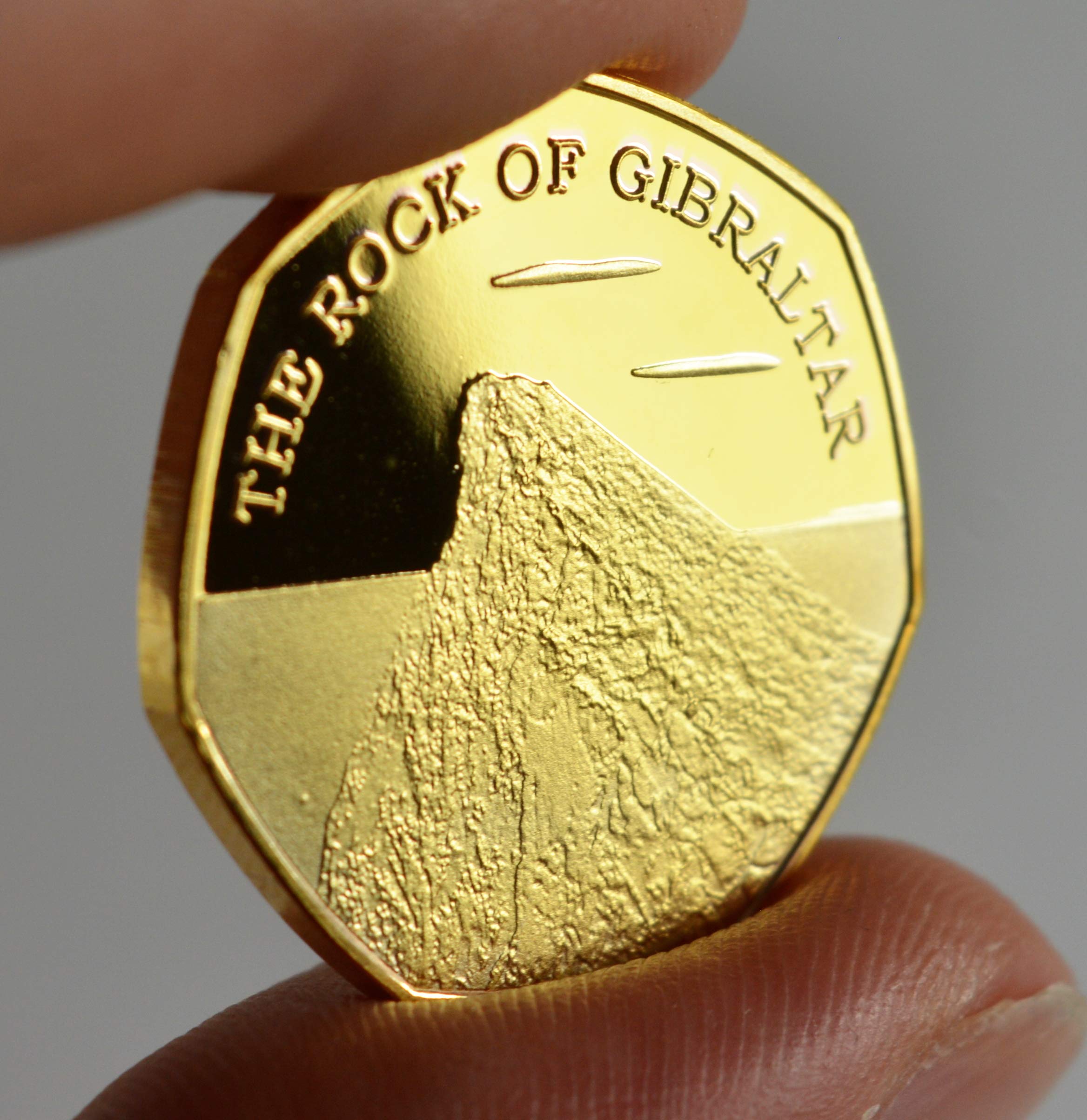The Commemorative Coin Company Gold The Rock Of Gibraltar 24Ct Commemorative Albums/Collectors
