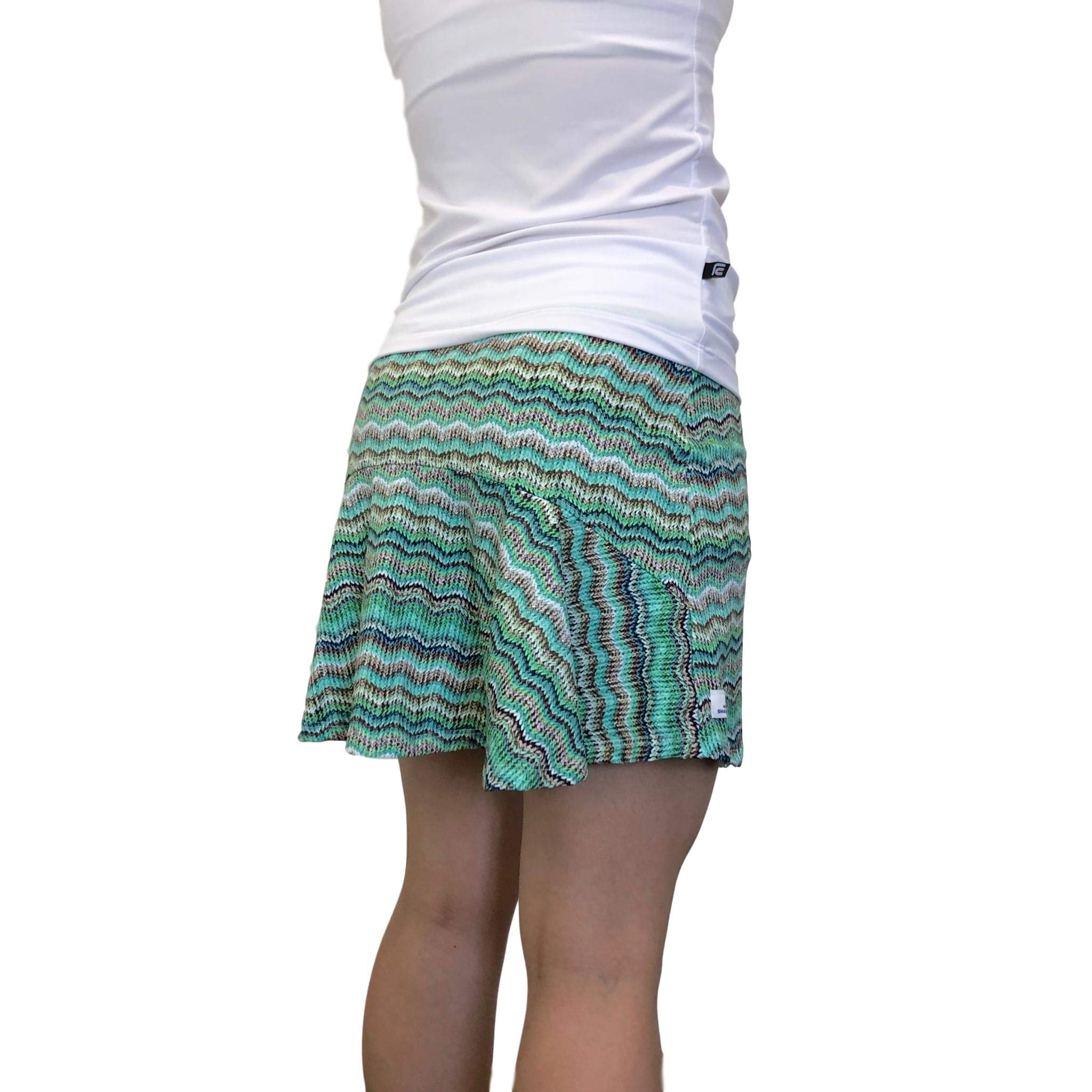 smash dandy Knit Printed Flutter Style Golf/Tennis Skort/Skirt-picture-46