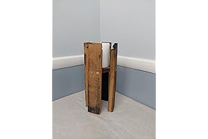 Barrel Stave Pillar Candle Holder - Large Circle Display