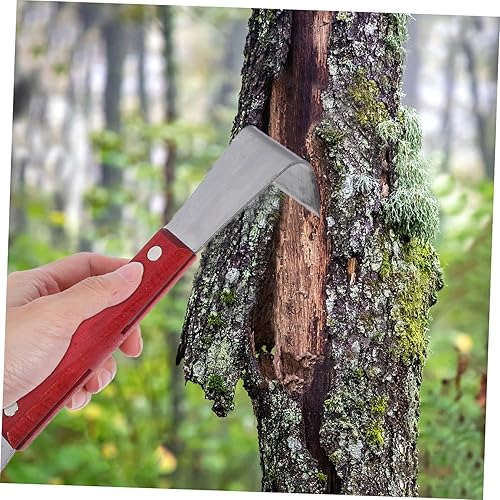 Miniatura 6 de Angoily Cuchillo de afeitar para carpintería, herramienta de mano para descortezar, herramienta de madera para descortezar, corteza, corteza,