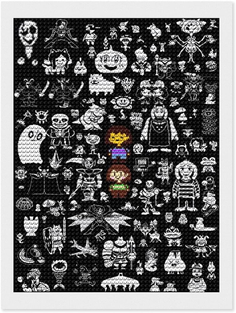 Amazon | Undertale アンダーテール ダイヤモンド 塗装キット オシャレ
