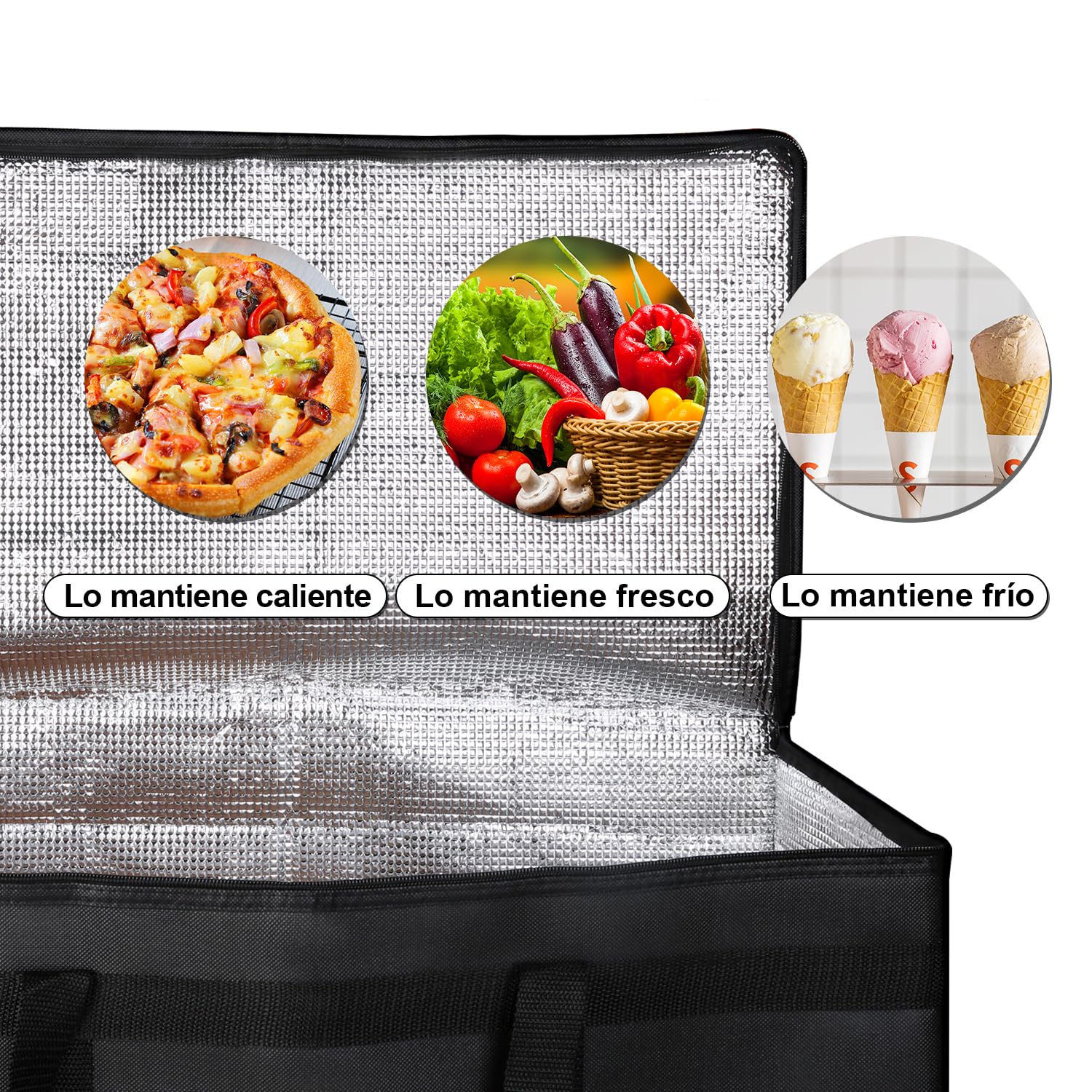 musbus 2链接 Las Bolsas de refrigermantienen los Alimentos Calientes Therma para los Accesorios de los compradores de Therma Caliente XL XXXL