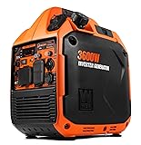 WEN Quiet and Lightweight 3600-Watt Dual Fuel RV-Ready Portable Inverter Generator with Fuel Shut Off and CO Watchdog (DF360iX) Dual Fuel + 3600W + CO Sensor