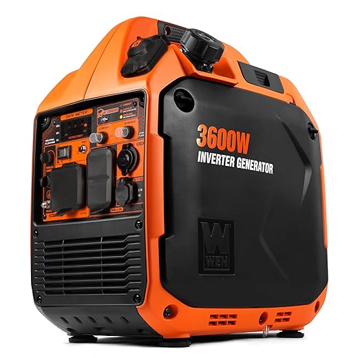 WEN Quiet and Lightweight 3600-Watt Dual Fuel RV-Ready Portable Inverter Generator with Fuel Shut Off and CO Watchdog (DF360iX)