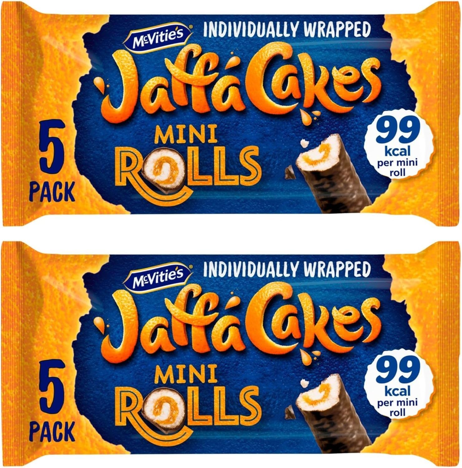 Jaffa Cakes Bundle With Jaffa Cakes Mini Rolls 5 Per Pack (2 Pack)