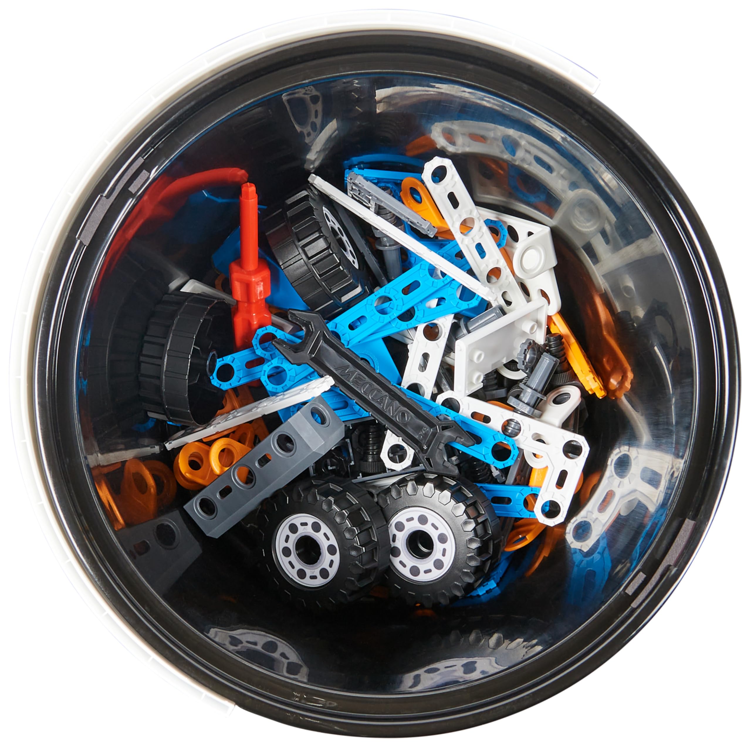 MECCANO - Kit Piezas Construcciones Junior: 150 Piezas para Construcción de Maquetas Steam y 2 Herramientas - 6069254 - Regalo Niños 5 Años + - Juguetes Niños 5 años +