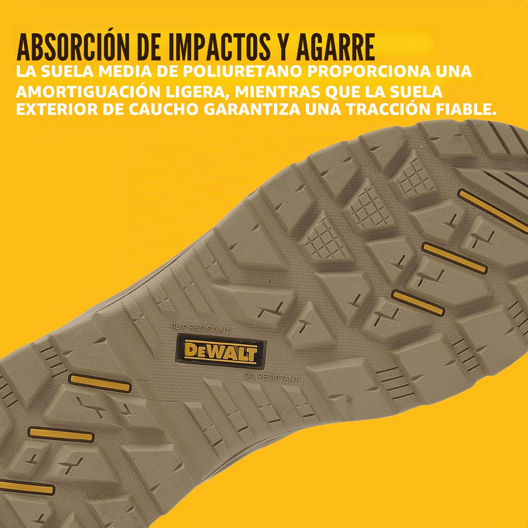 DEWALT Hayes - Botas de trabajo de seguridad impermeables para hombre, de cuero, puntera de acero