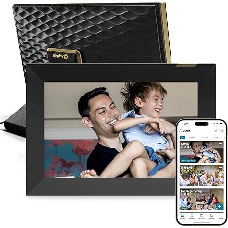 Wi-Fi Digital Picture Frame | 10.1" HD Touch Screen | Share Cherished Moments Effortlessly