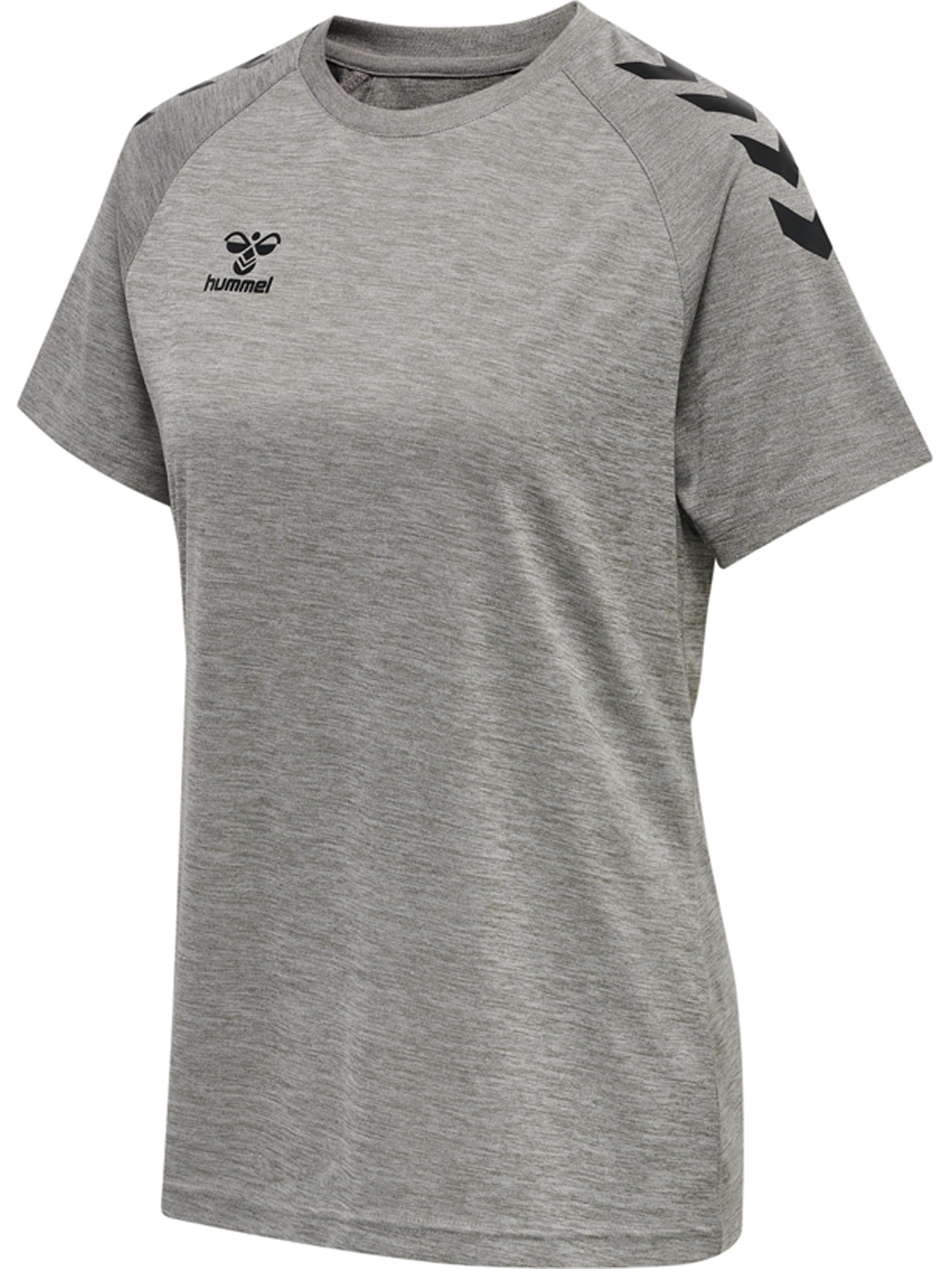 hummel, hmlCORE XK CORE Poly Tee S-S Woman, Grey Melange, M