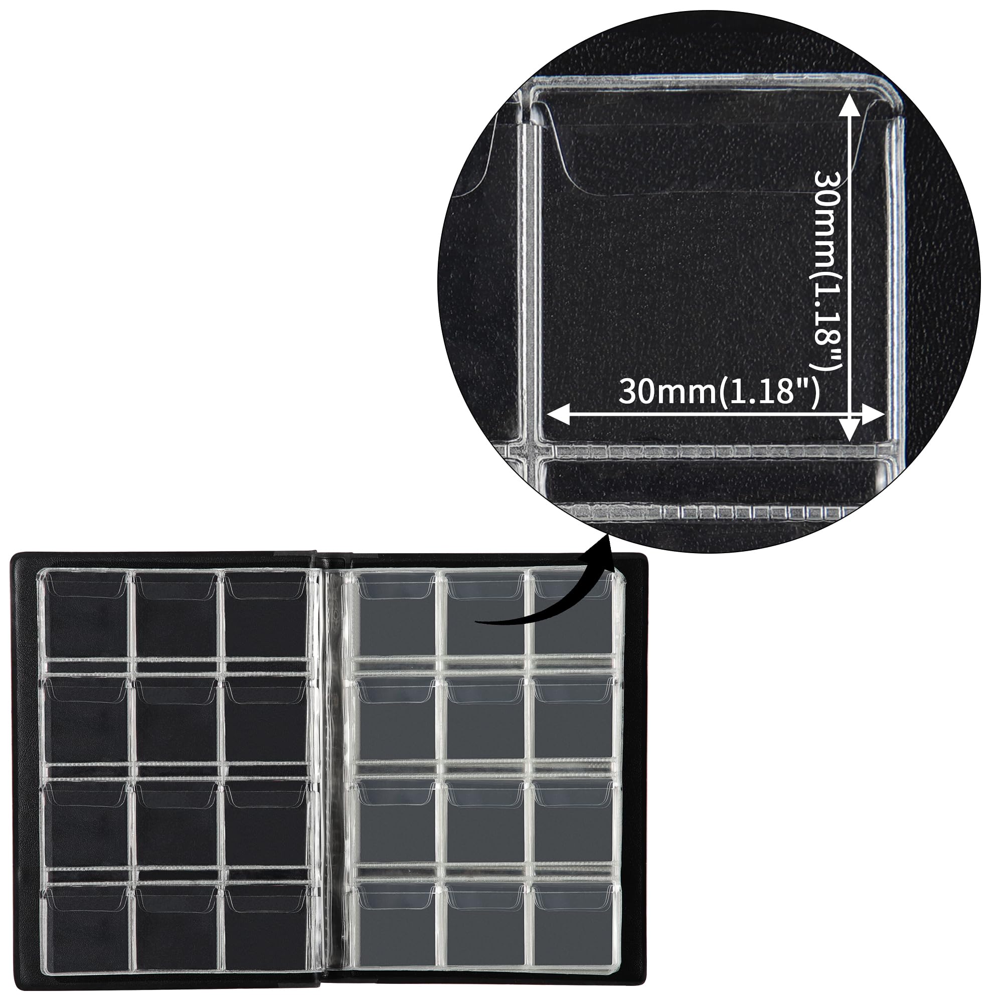 Amazon.com: 叔叔保羅硬幣專輯硬幣收藏書,適用於一分錢/鎳/錢/一磅/20 便士/10 便士120 口袋CS3712 : 其他產品