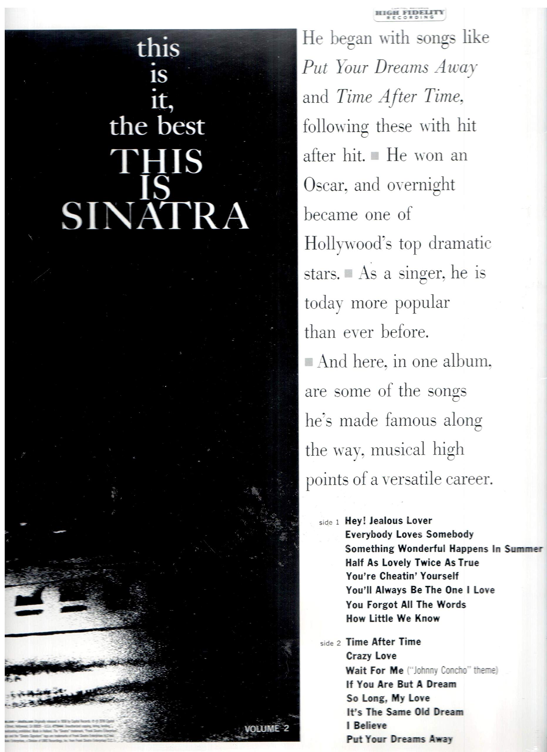 This Is Sinatra Volume Two