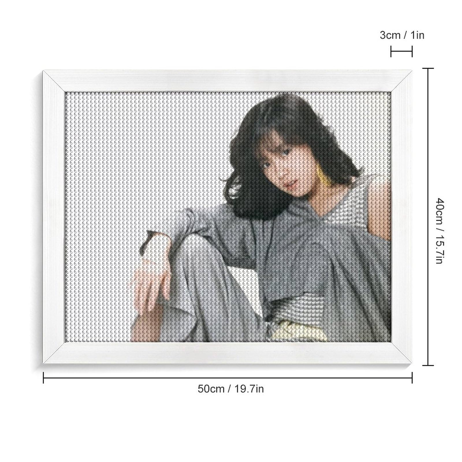 Amazon | ダイヤモンドアート キット 中森明菜写真 5D モザイクアート