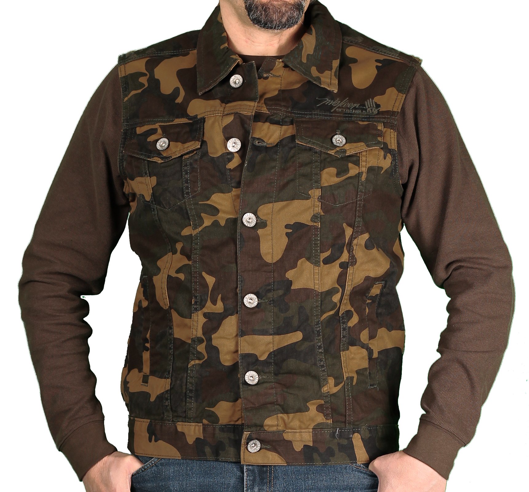 Men's Camouflage Heavy Twill Vest