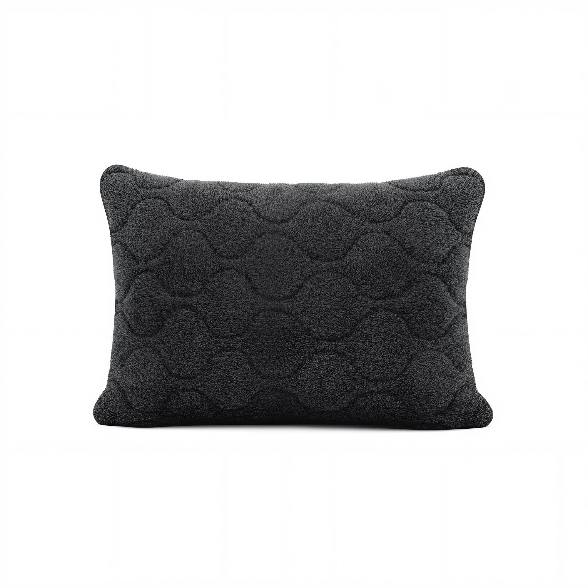 Sleeptime Bettdecke ohne Überzug - Teddy Premium - Schwarz - Doppelbett - 240 x 200 - Superweich & Waschbar - Inklusive Kissenbezüge