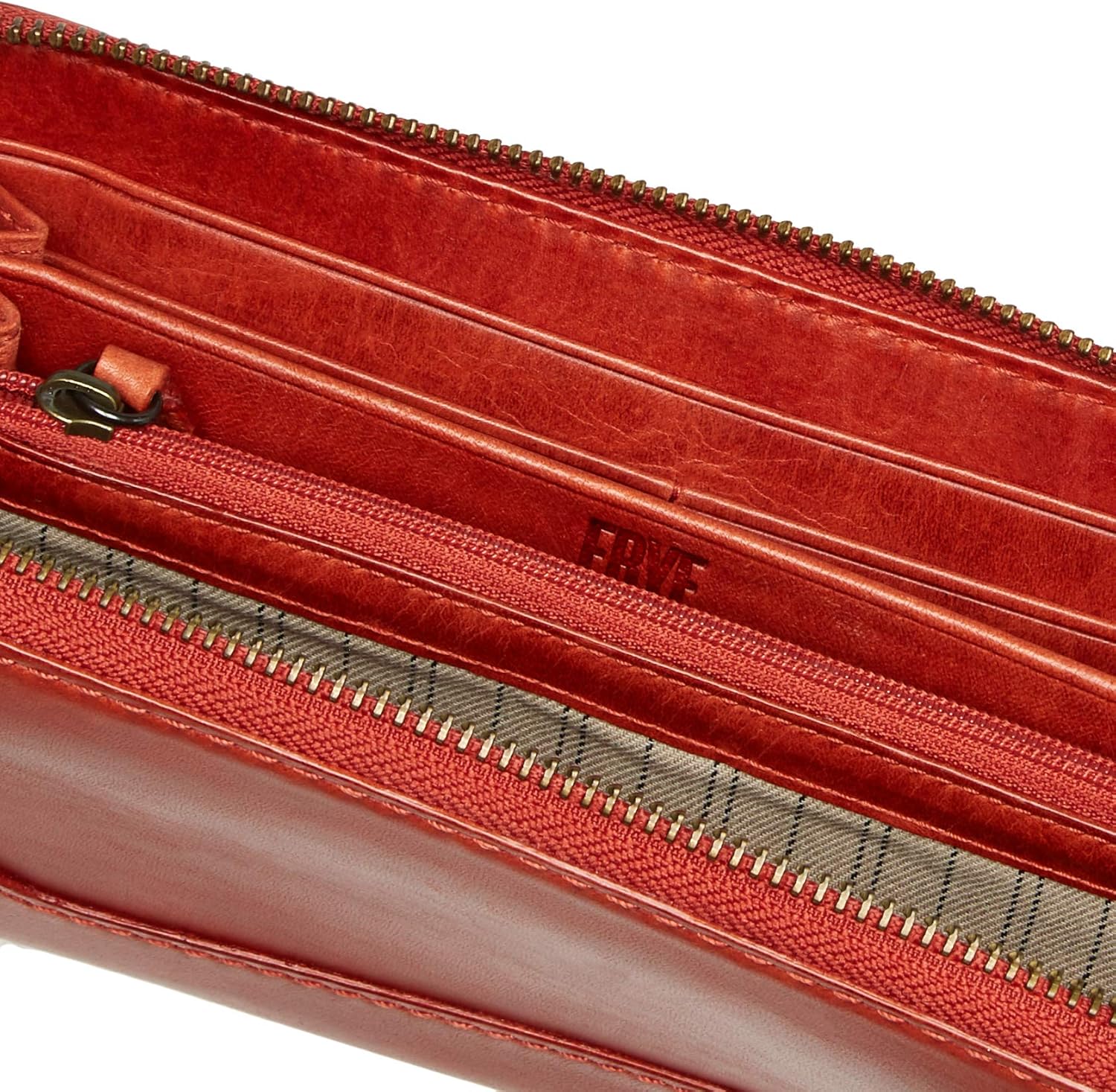 Frye Melissa Zip Around Leather Wallet