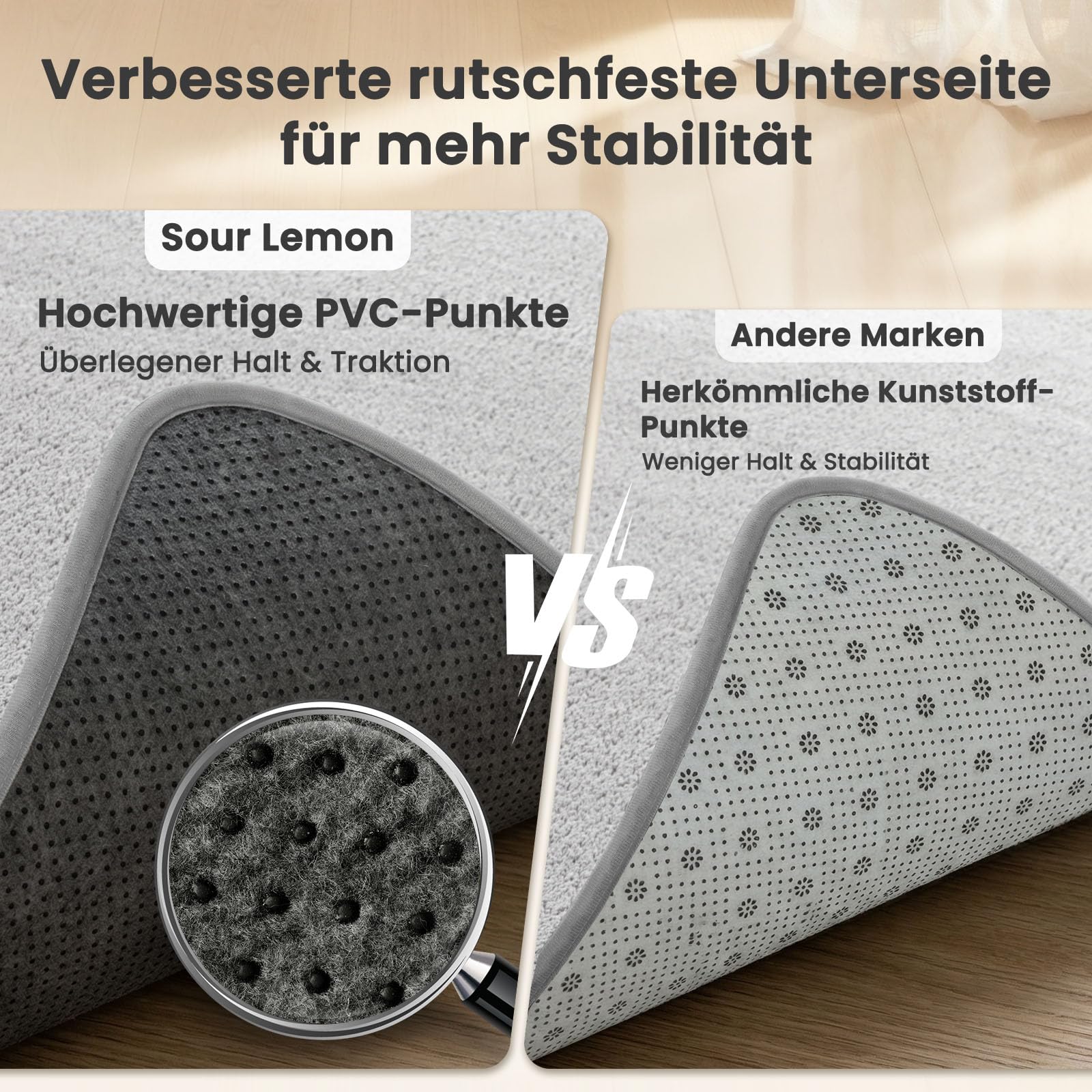 Sour Lemon Tappeto Moderno e Morbido per Soggiorno, 160 x 230cm a Pelo Corto Tappeto, Lavabile, Antiscivolo, Facile da Pulire Per In Carpet Cameretta Camera Bambini Grande