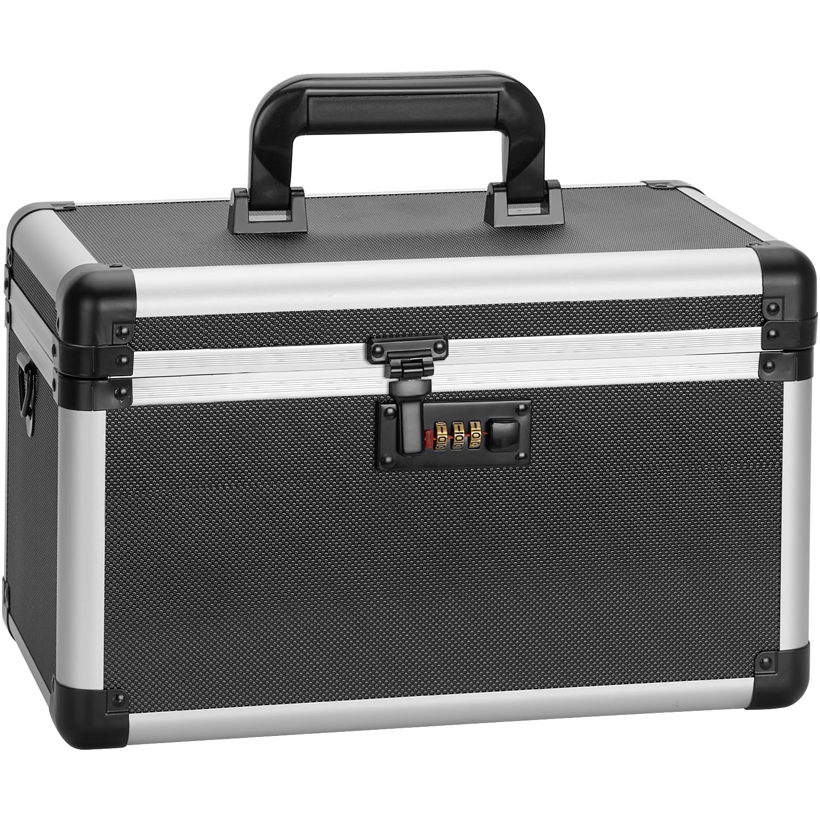 GODLONSEN Medicine Lock Box with Combination Lock - 11.2 x 7.6 x 7.6 Inches - First Aid Safe Medication Storage Box, Medications and Personal Items,