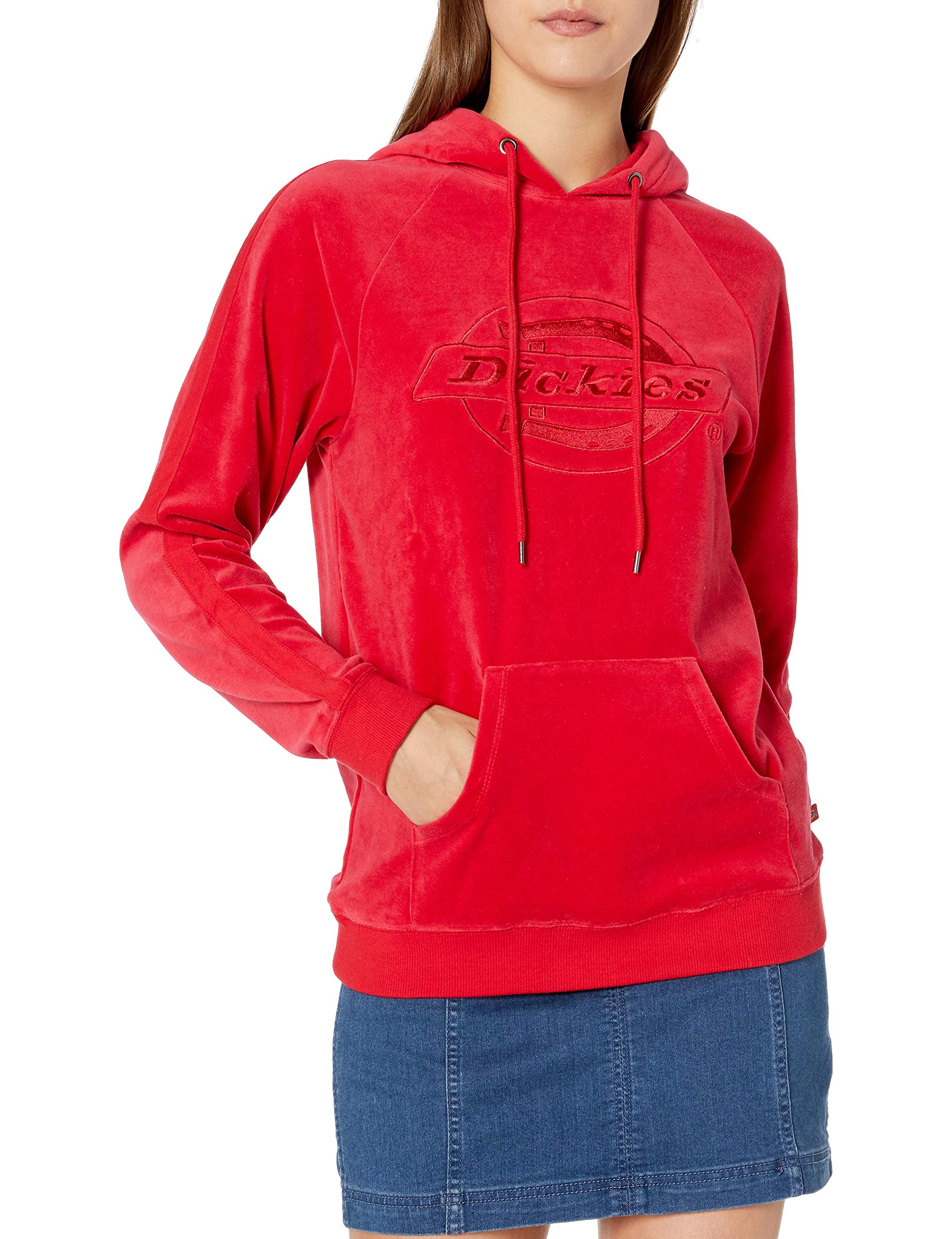 DickiesMen's Velour Hoodie Hooded Sweatshirt