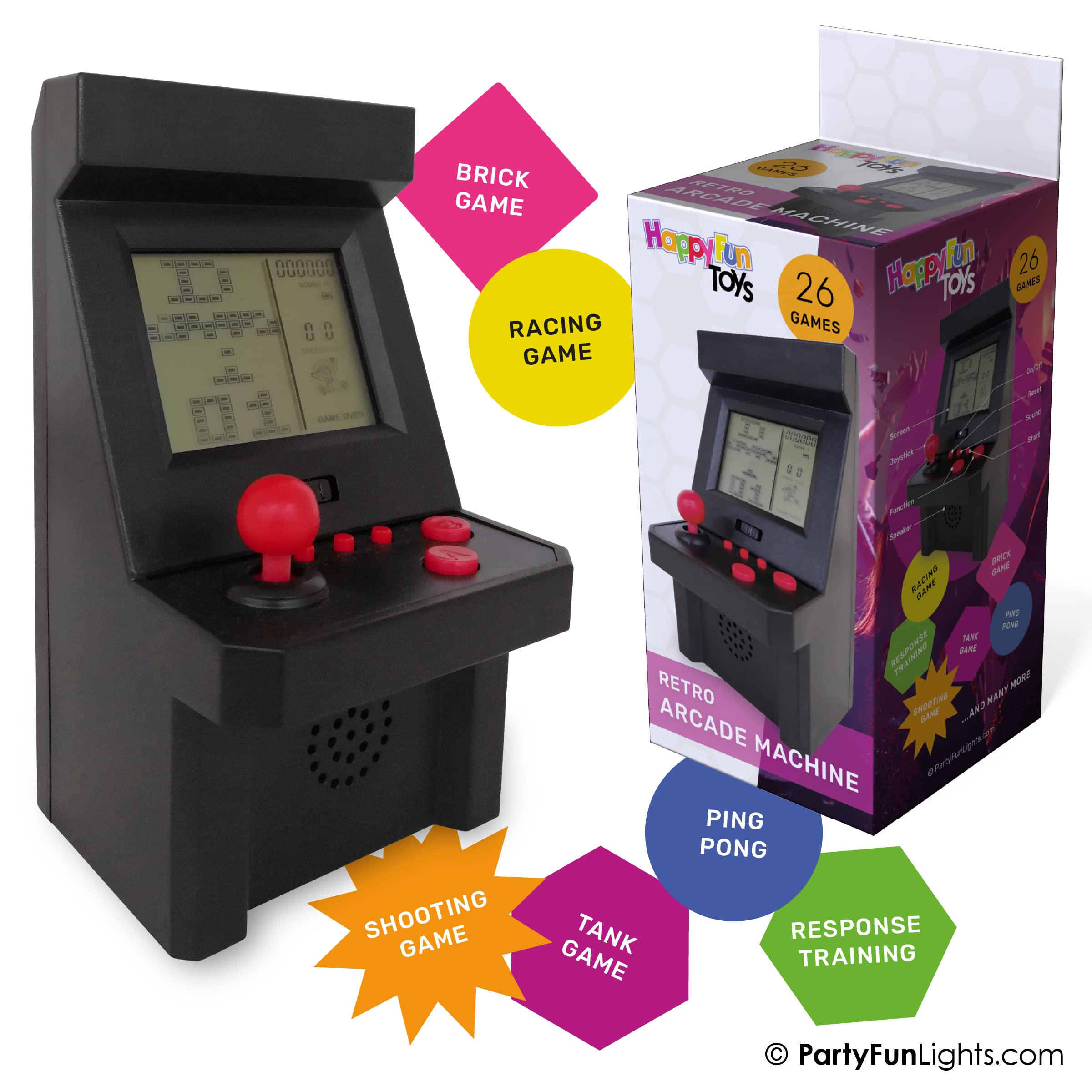 Przenośna konsola do gier w stylu retro, mini konsola do gier, mini gra wideo, klasyczne gry, breloczek do kluczy, ręczna konsola do gier Tetris, Brick Game