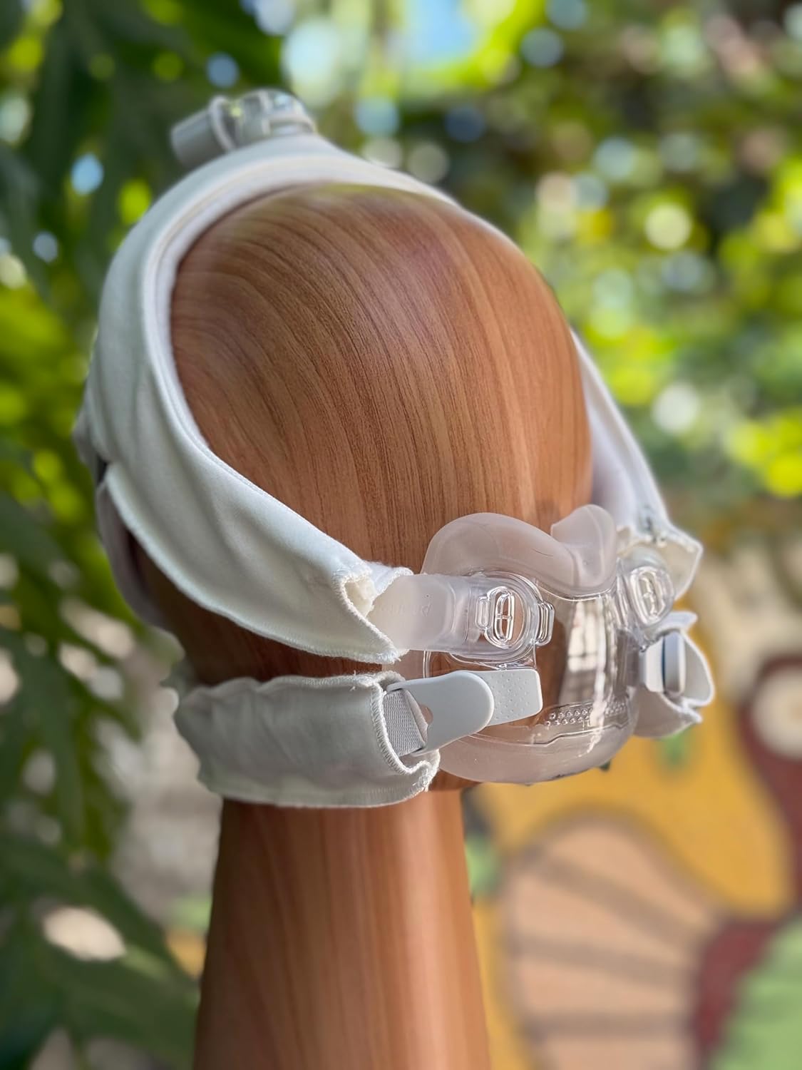 Ultra Premium CPAP Headgear Strap Cover custom designed to fit Full Face F30i, x30i ResMed AirFit and the Philips Respironics DreamWear full face. (One Size Fits Most)