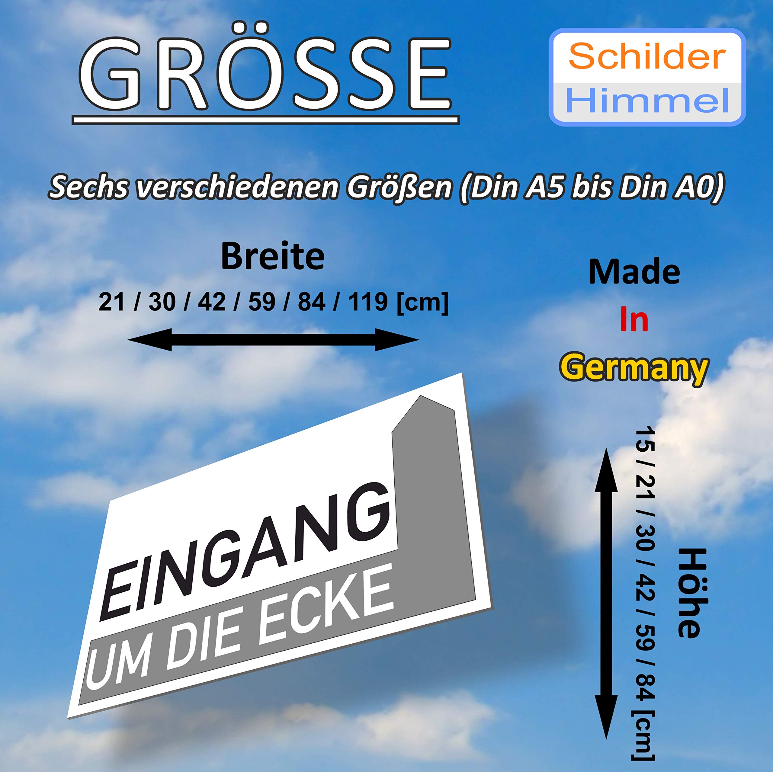 A5 Schild „Please No Food Or Drink“ – Aluminium-Verbund, 3 Mm, 21x14,8 Cm, UV-bedruckt