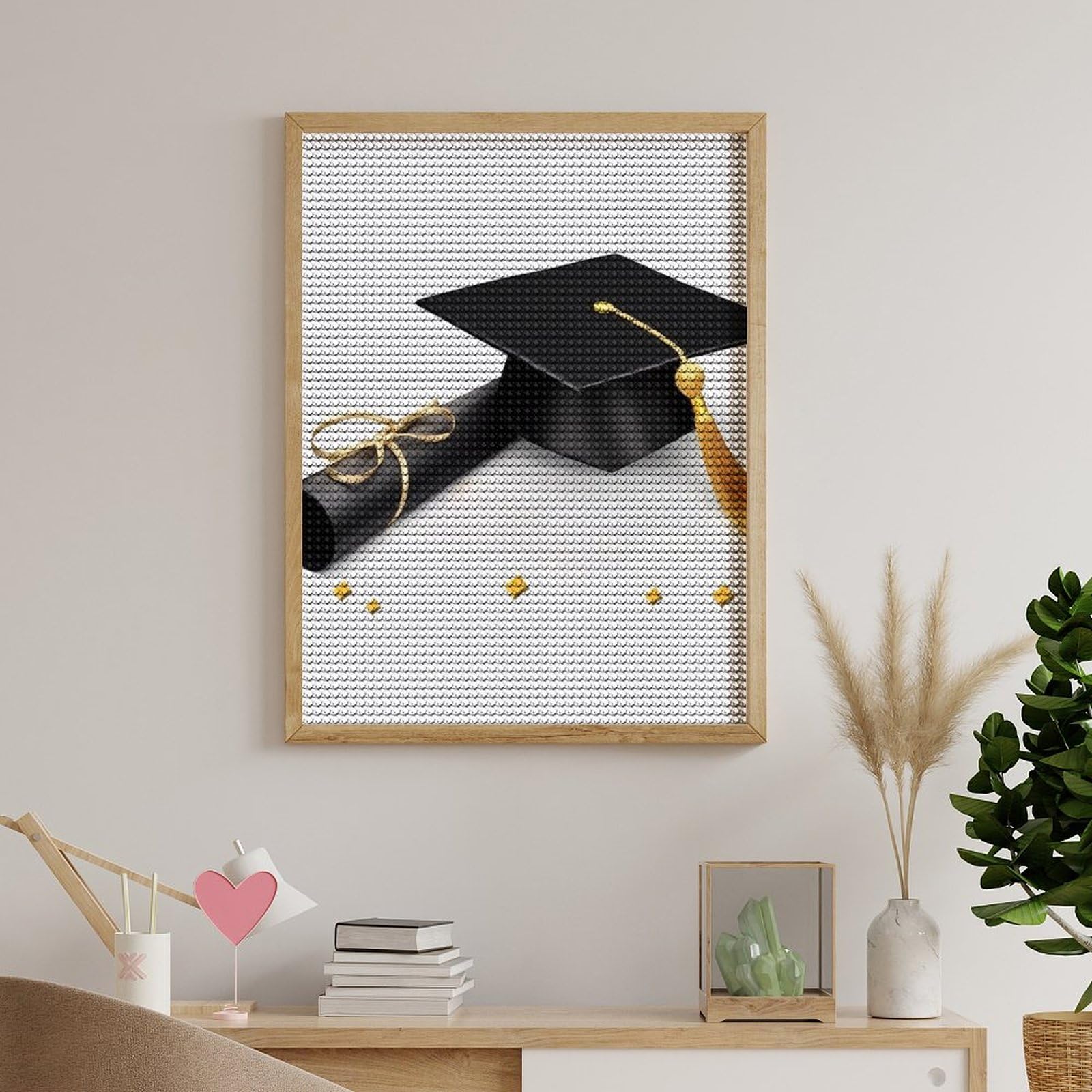 Amazon.com: QMKFWT Graduation Congratulations Diamond Art Wall