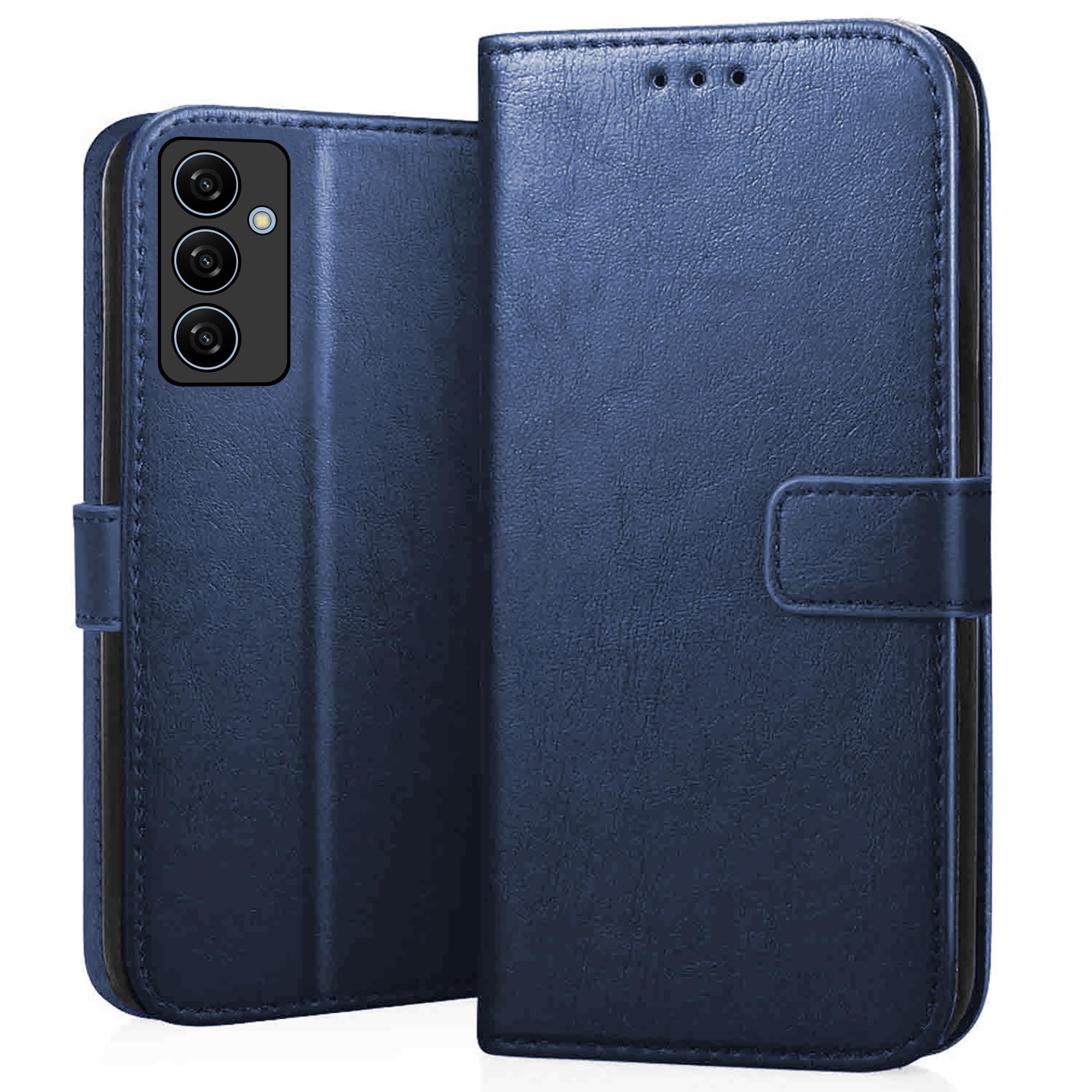 CEDO Samsung Galaxy M35 (5G) Flip Cover | Leather Finish | Inside Pockets & Inbuilt Stand | Shockproof Wallet Style Magnetic Closure Back Case Flipcover (Blue) (B0DCC4R8PH) Amazon Price History, Amazon Price Tracker