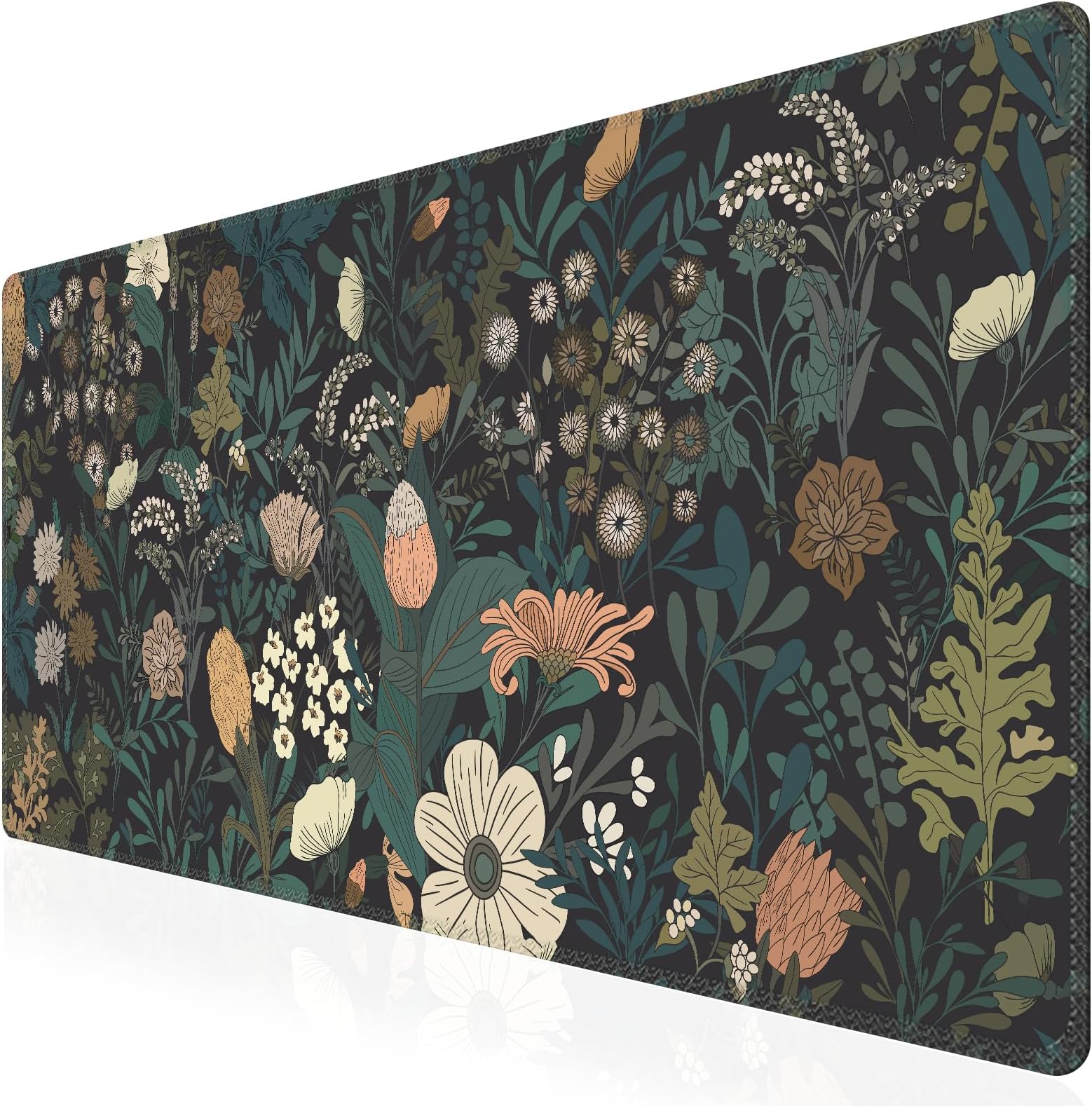 Amazon.com: HAOCOO Desk Matt for Desktop,Cute Desk Pad Mat, Floral Desk ...