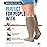 Doctor\'s Select 3 Pairs Plus Size Compression Socks Wide Calf - Up to 6XL | 20-30 mmHg Compression Socks for Women Wide Calf | Tan-XL