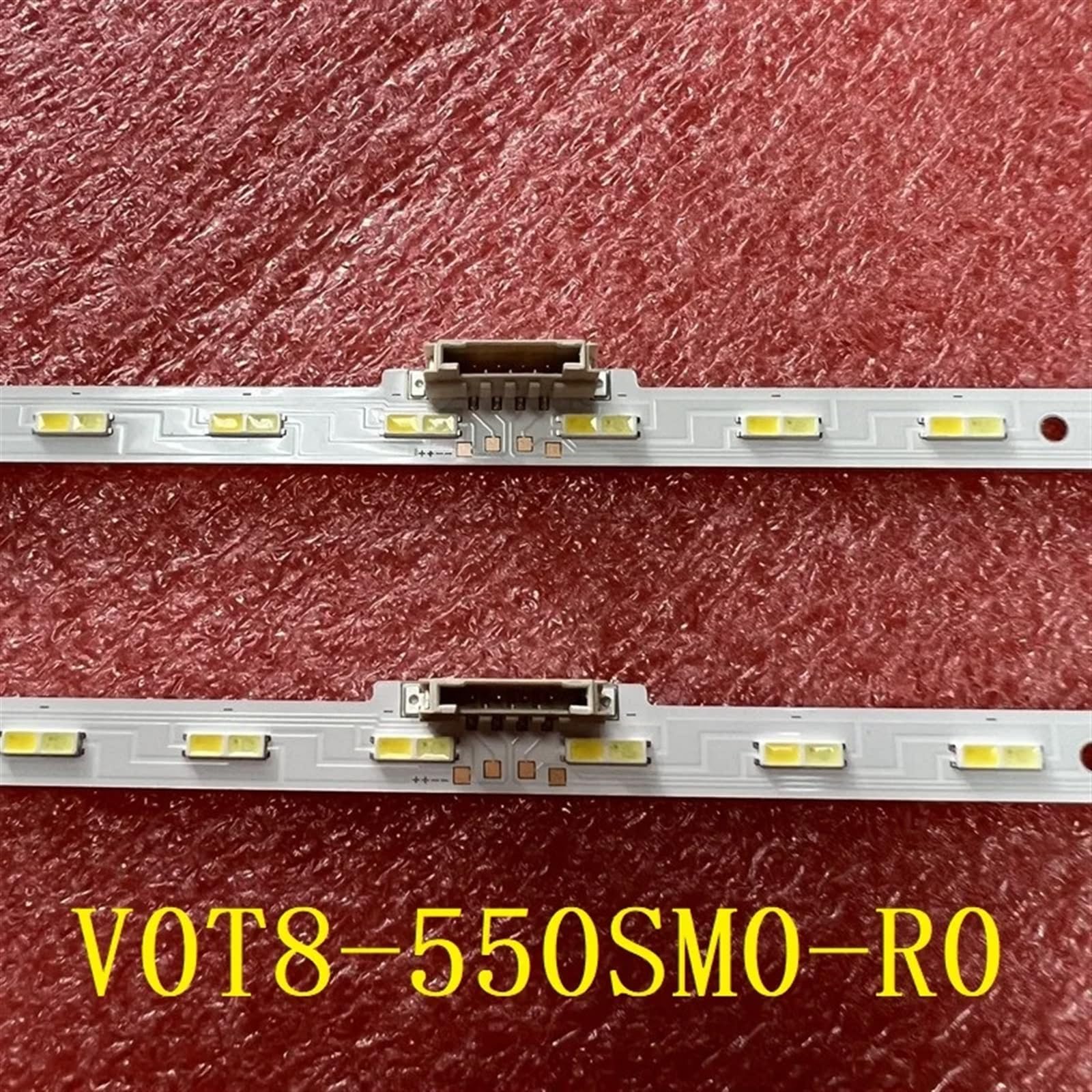 Striscia di retroilluminazione a LED(2) Compatibile for TV BN96-50379A V0T8-550SM0-R0 UN55TU850DF UN55TU8500 LM41-00852A(10pcs for 5 TV)