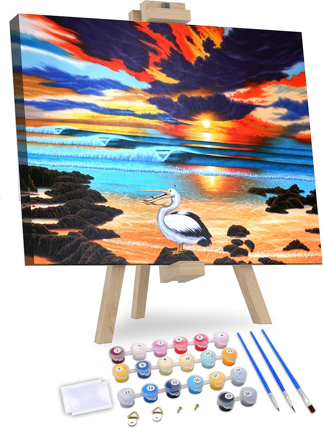 Paint by Numbers Beach Beach Paint by Numbers for Adults