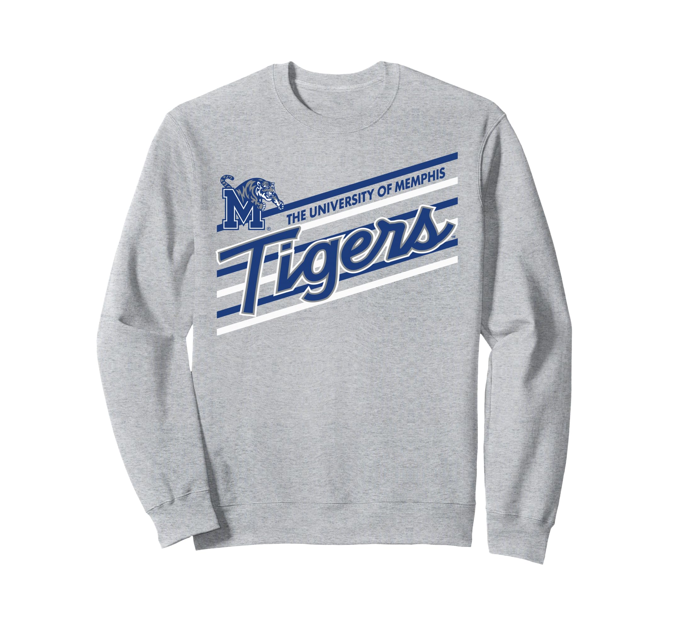 Memphis Tigers Retro Performer Gray Officially Licensed Sweatshirt