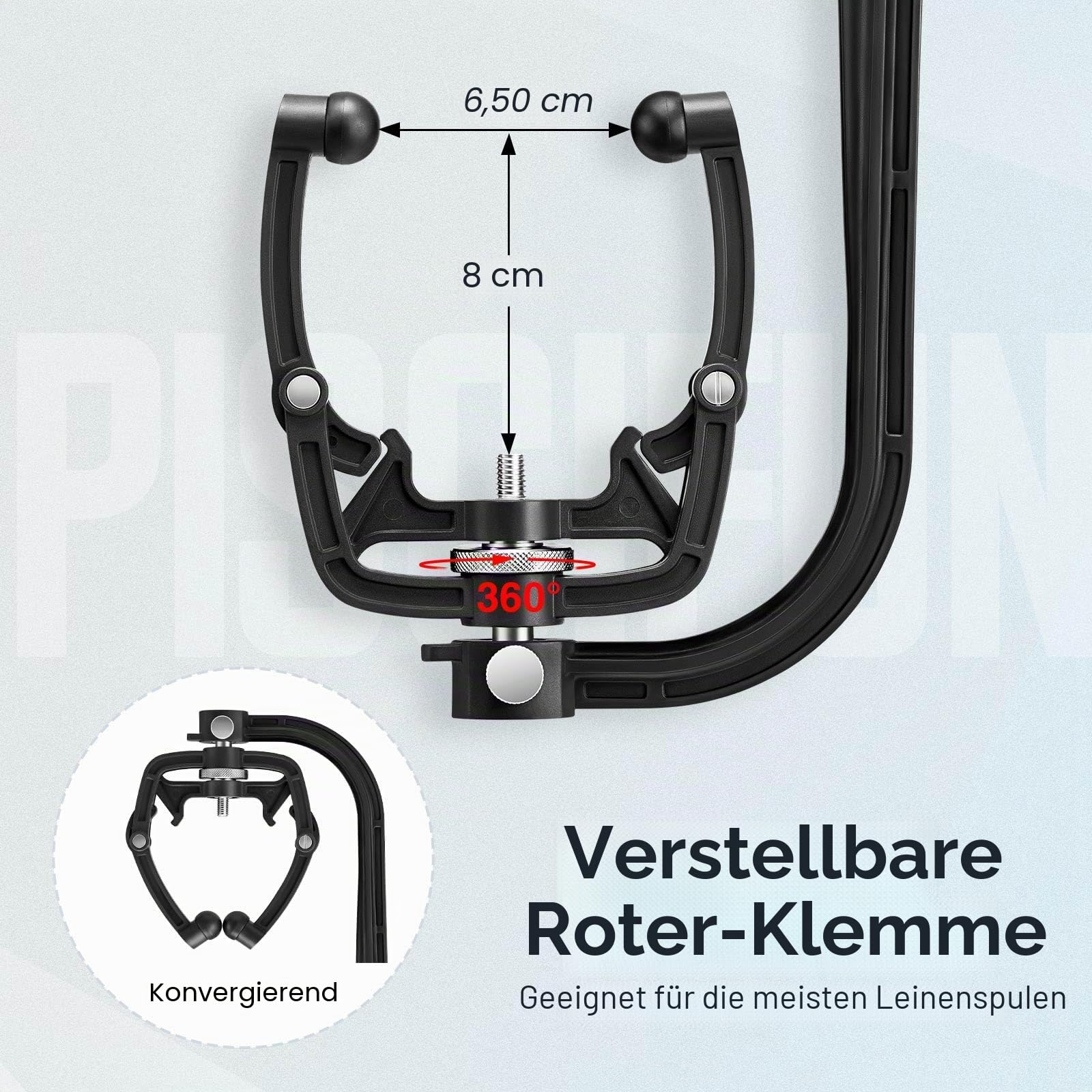 piscifun Angelschnur Winder-Drucksystem Maschine Spinnrolle Spule Freilaufsystem Station System Automatische Spulen Halter