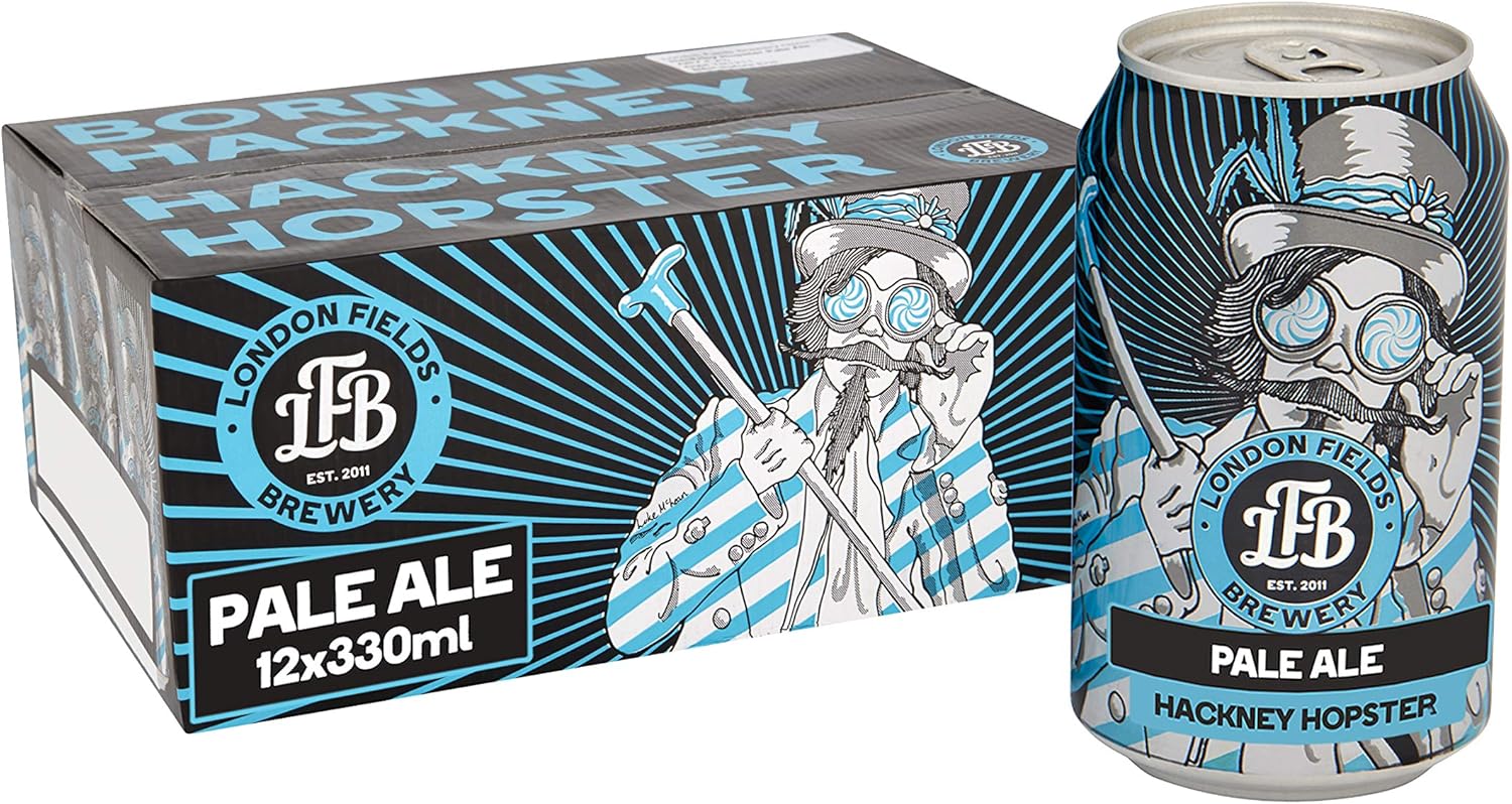 London Fields Brewery Fields Hackney Hopster Craft Pale Ale Beer, 12 x