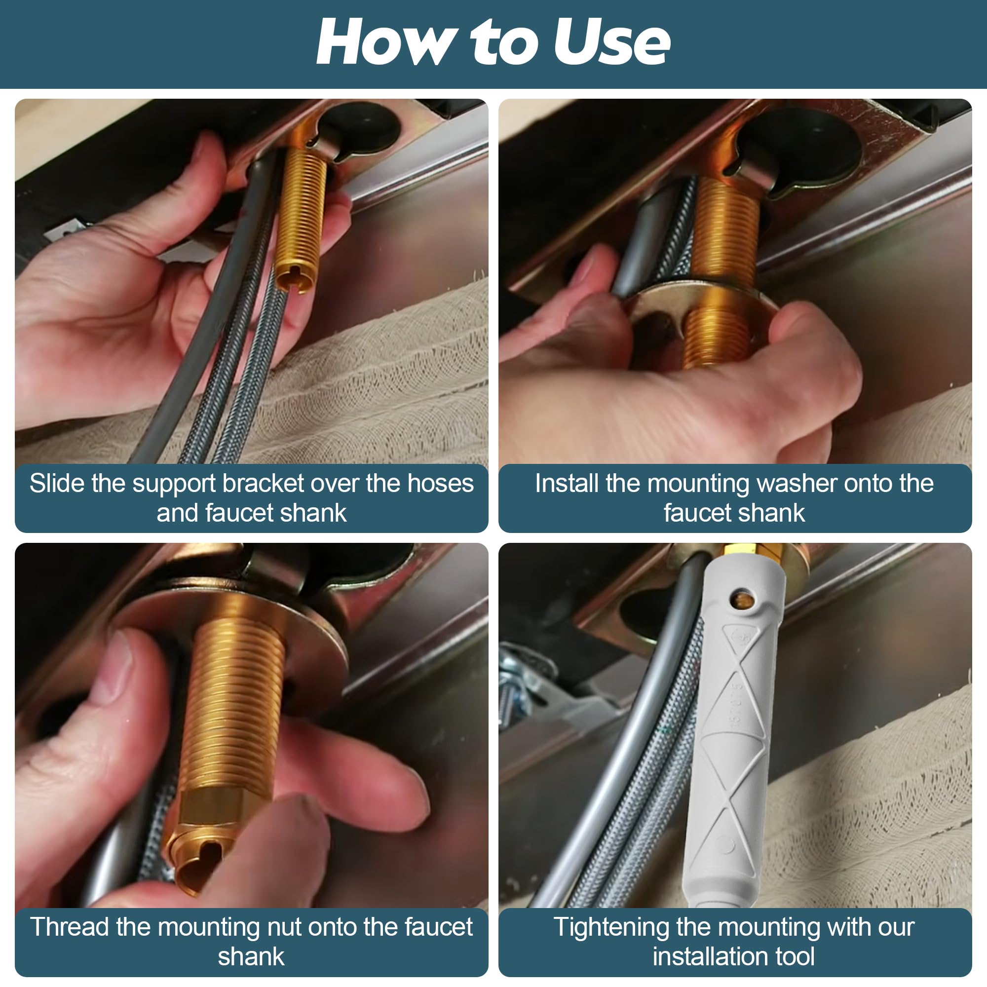 Snapklik.com : Enhon Kitchen Faucet Installation Tools Compatible