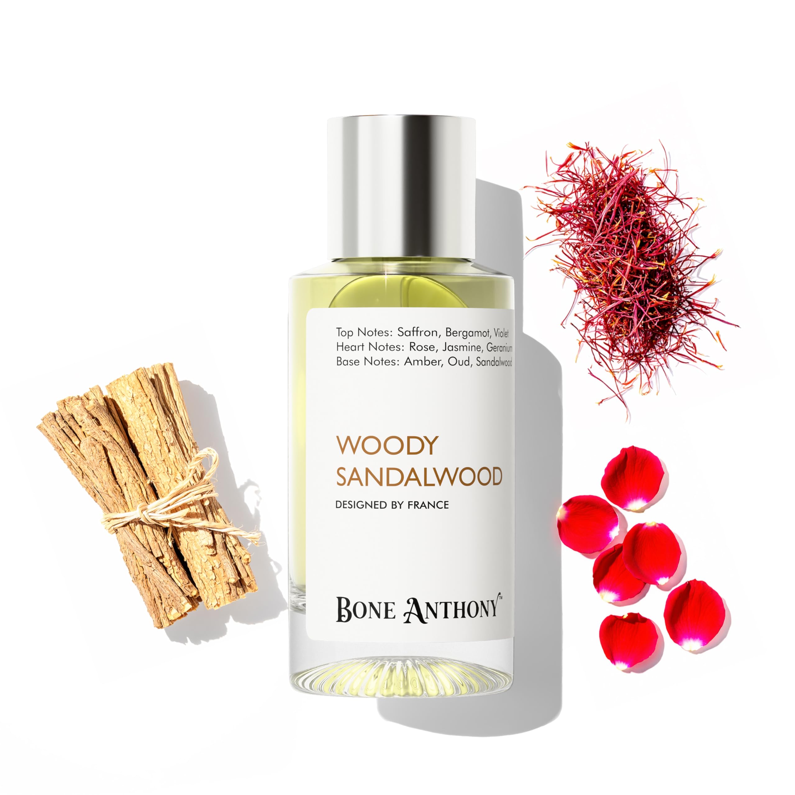 Woody Sandalwood Luxury Perfume | Rich Sandalwood Fusion Scent | with Violet, Geranium & Leather Scent, Long Lasting Eau de Parfum - 50 ml (For Men)-image-43