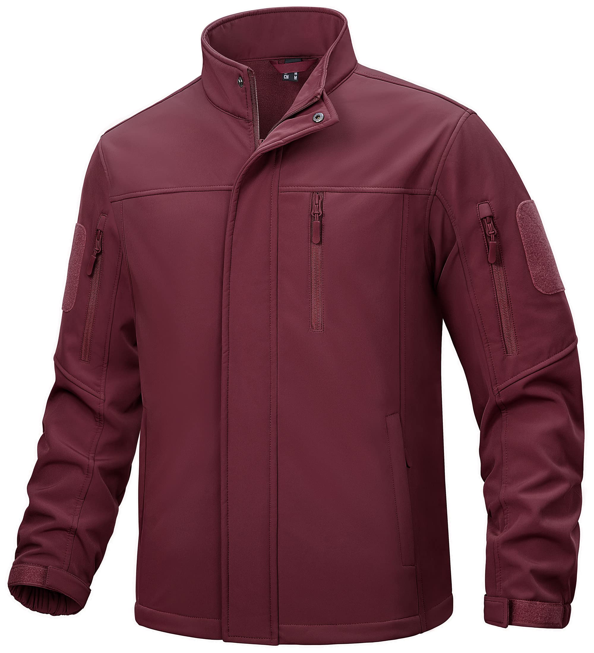 TACVASEN Men's Tactical Softshell Jacket Fleece Lined Water Resistant Windbreaker Military Lightweight Coat for Hiking
